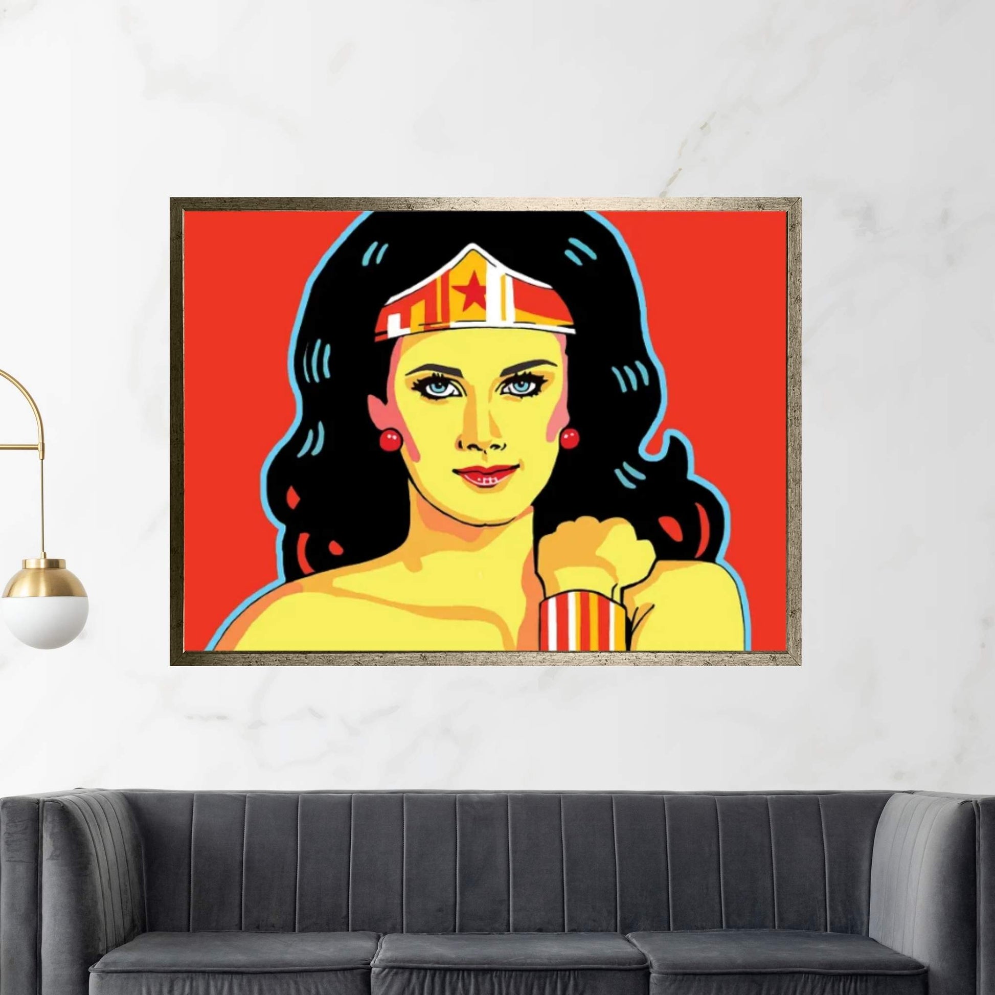 Wonder Woman Canvas Wall Art - Y Canvas