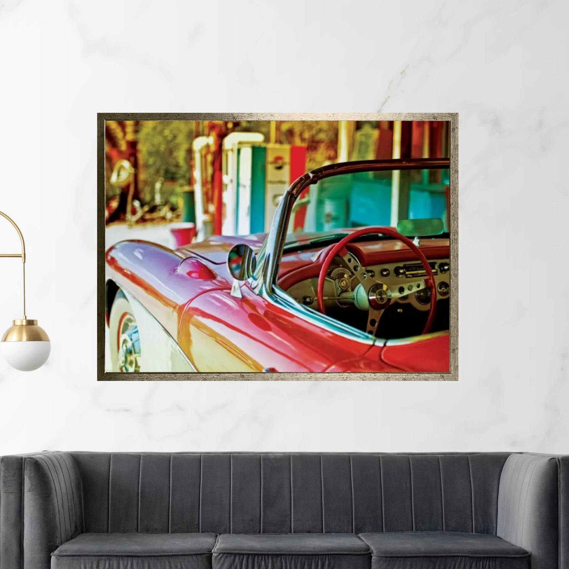 Classic Chevrolet Corvette Canvas Wall Art - Y Canvas