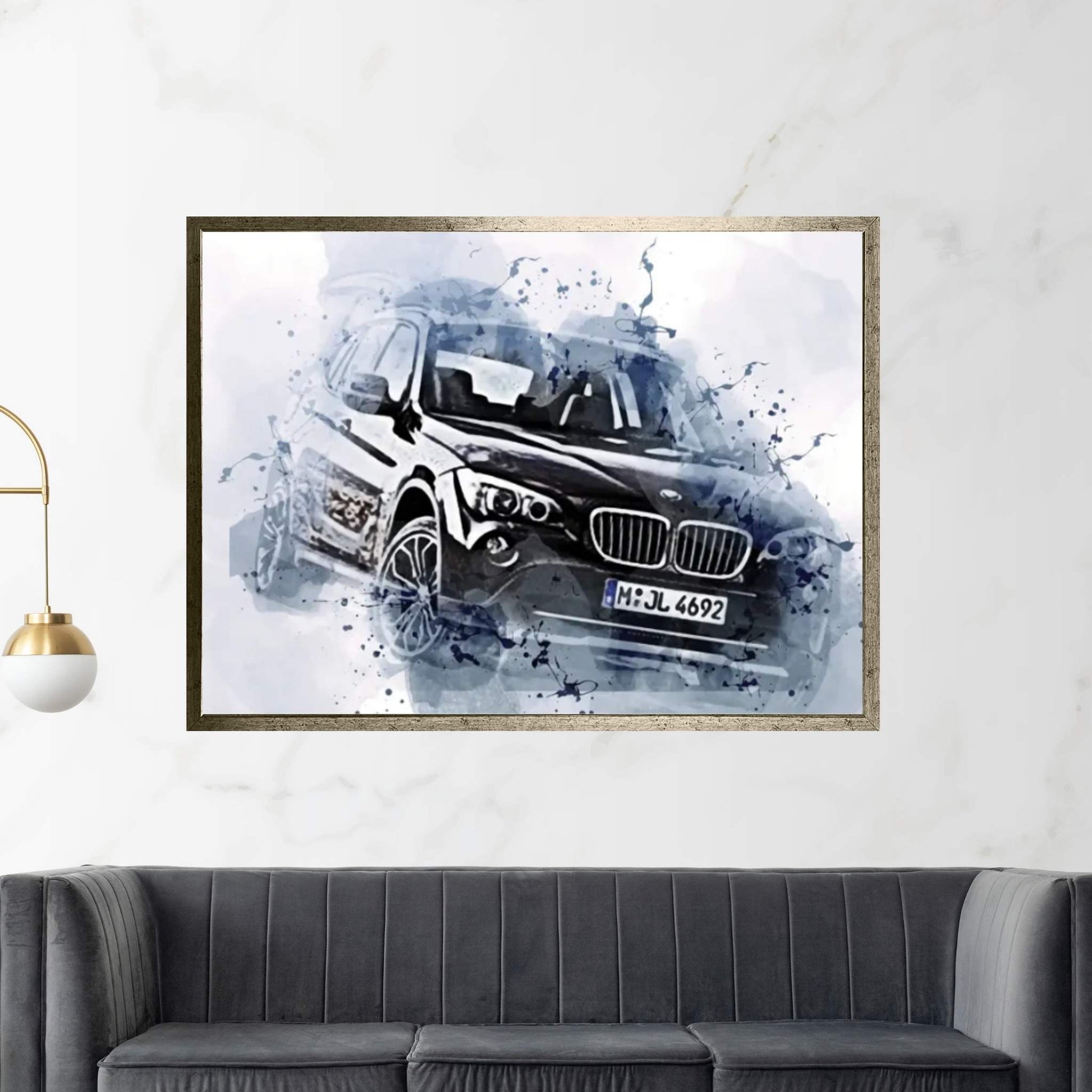 BMW X1 Xdrive28I Offroad 2010 Cars E84 Crossovers Canvas Wall Art - Y Canvas