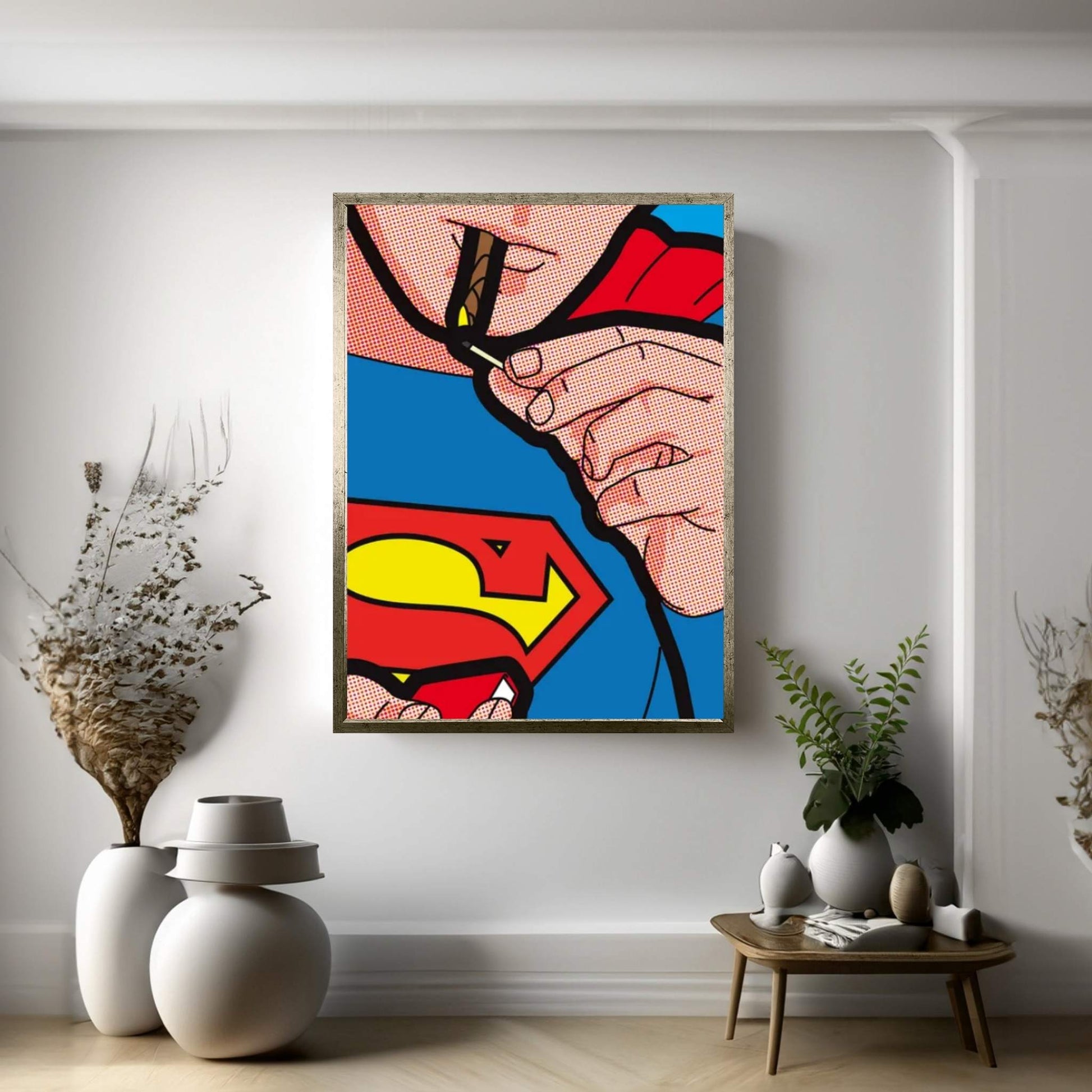 Super Smoke Canvas Wall Art - Y Canvas