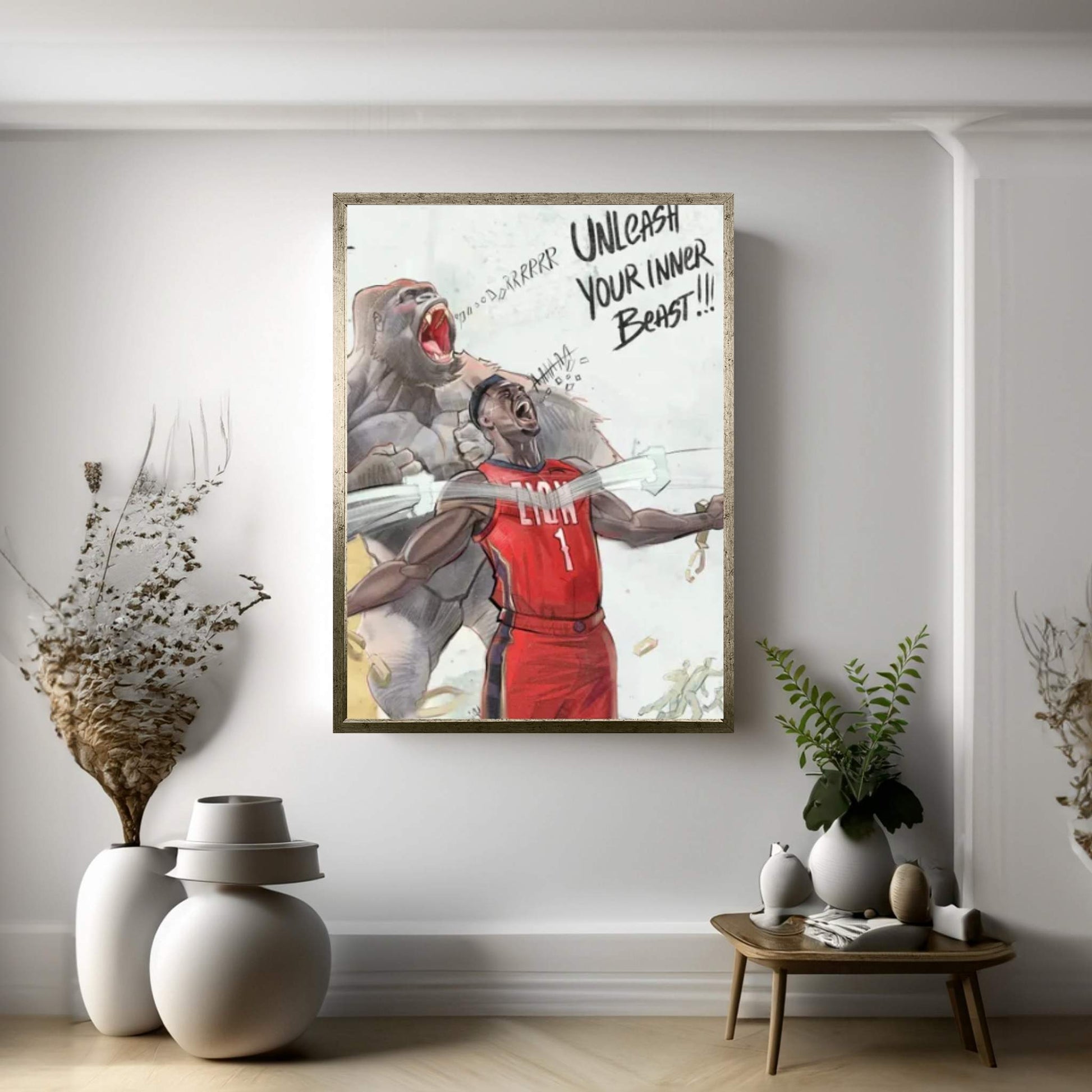 Unleash Your Inner Beast Canvas Wall Art - Y Canvas