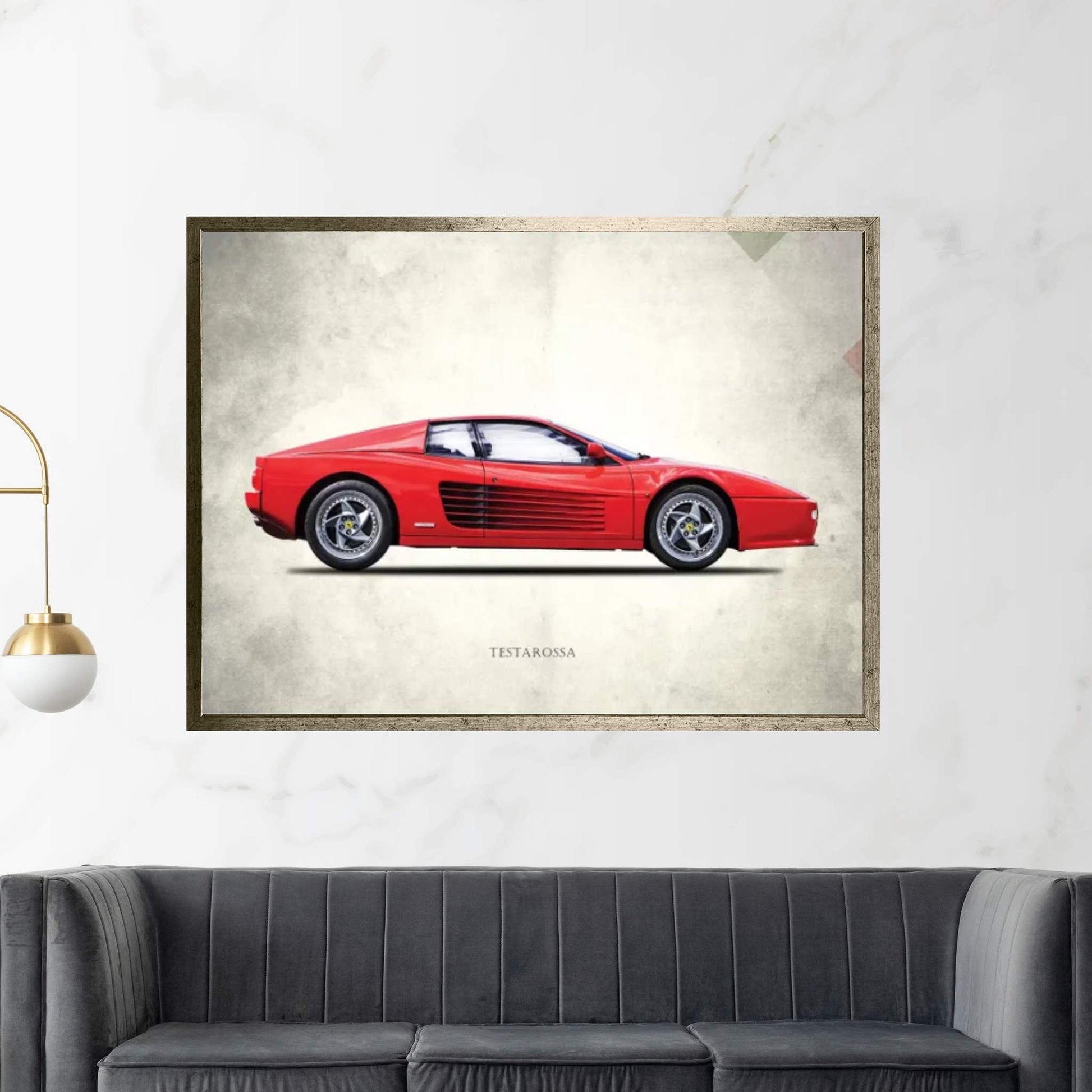 1996 Ferrari Testarossa Canvas Wall Art - Y Canvas