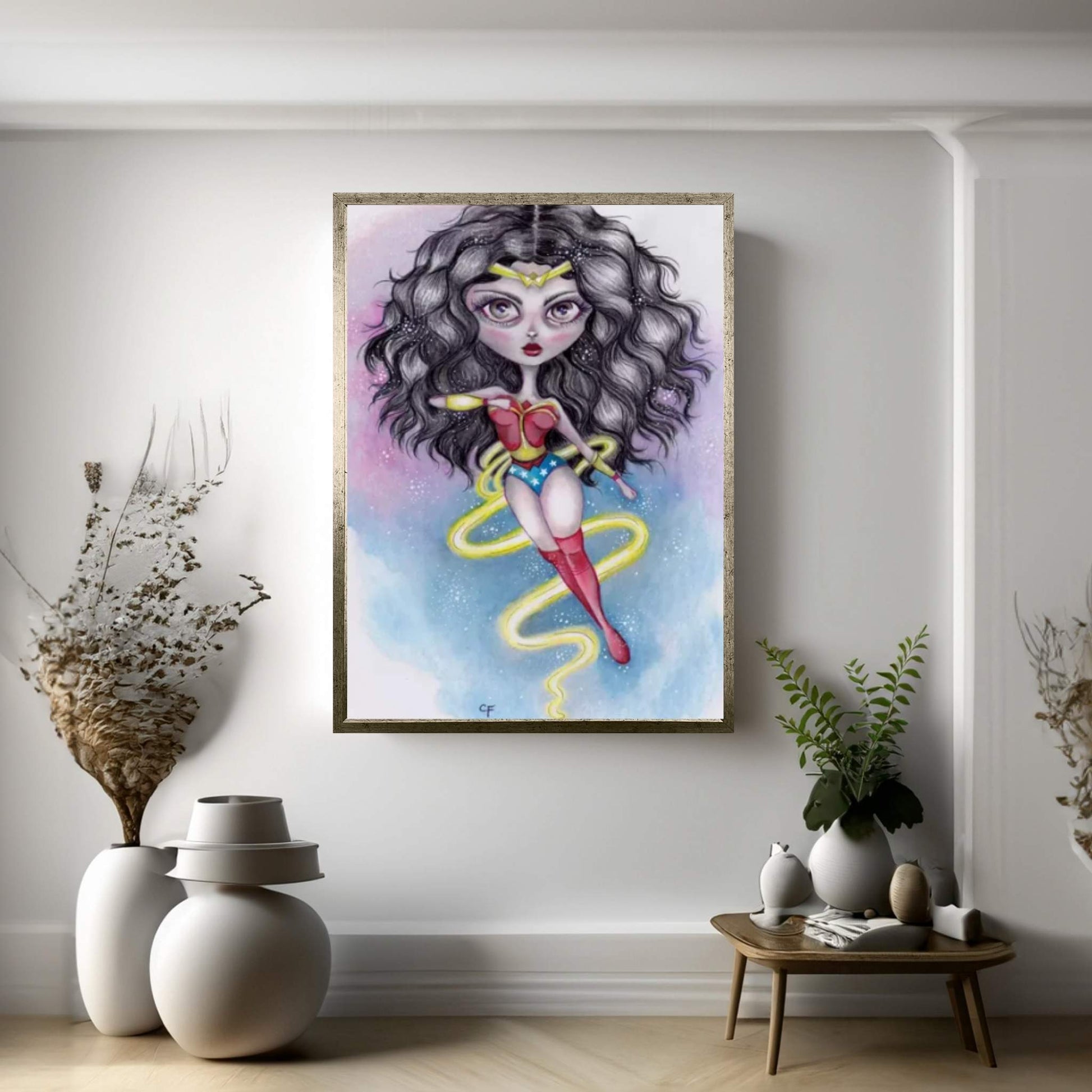 Wonder Woman Canvas Wall Art - Y Canvas