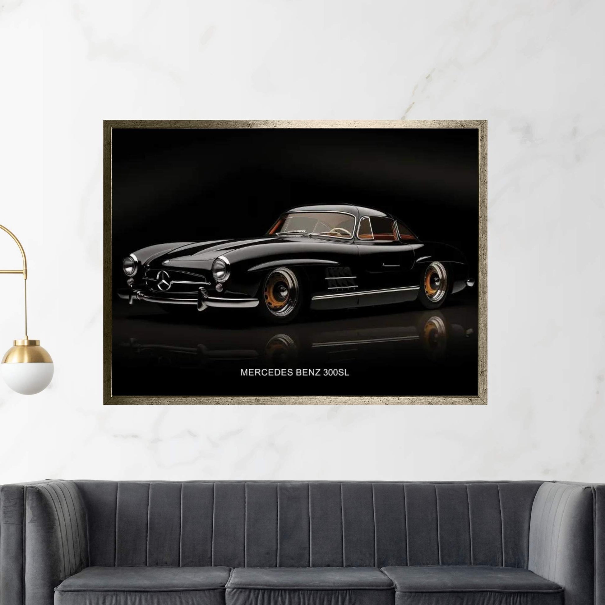 Mercedes Benz 300SL Canvas Wall Art - Y Canvas