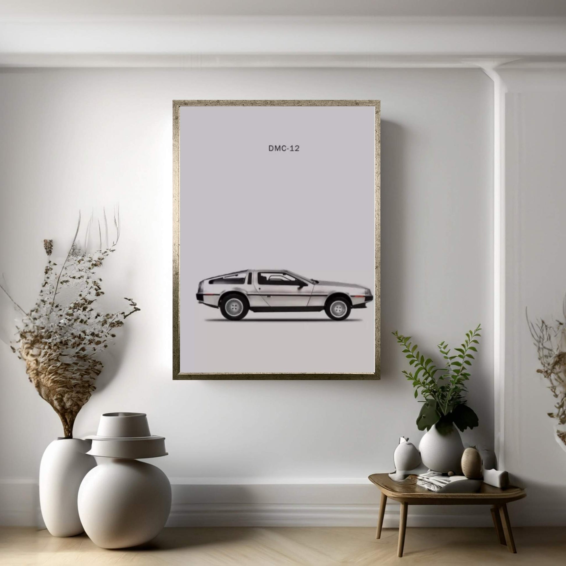 1981 DeLorean DMC-12 Canvas Wall Art - Y Canvas