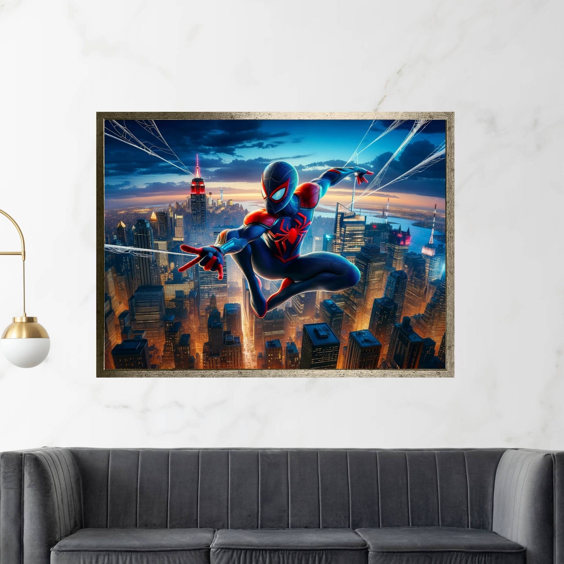 Spiderman Canvas Wall Art - Y Canvas