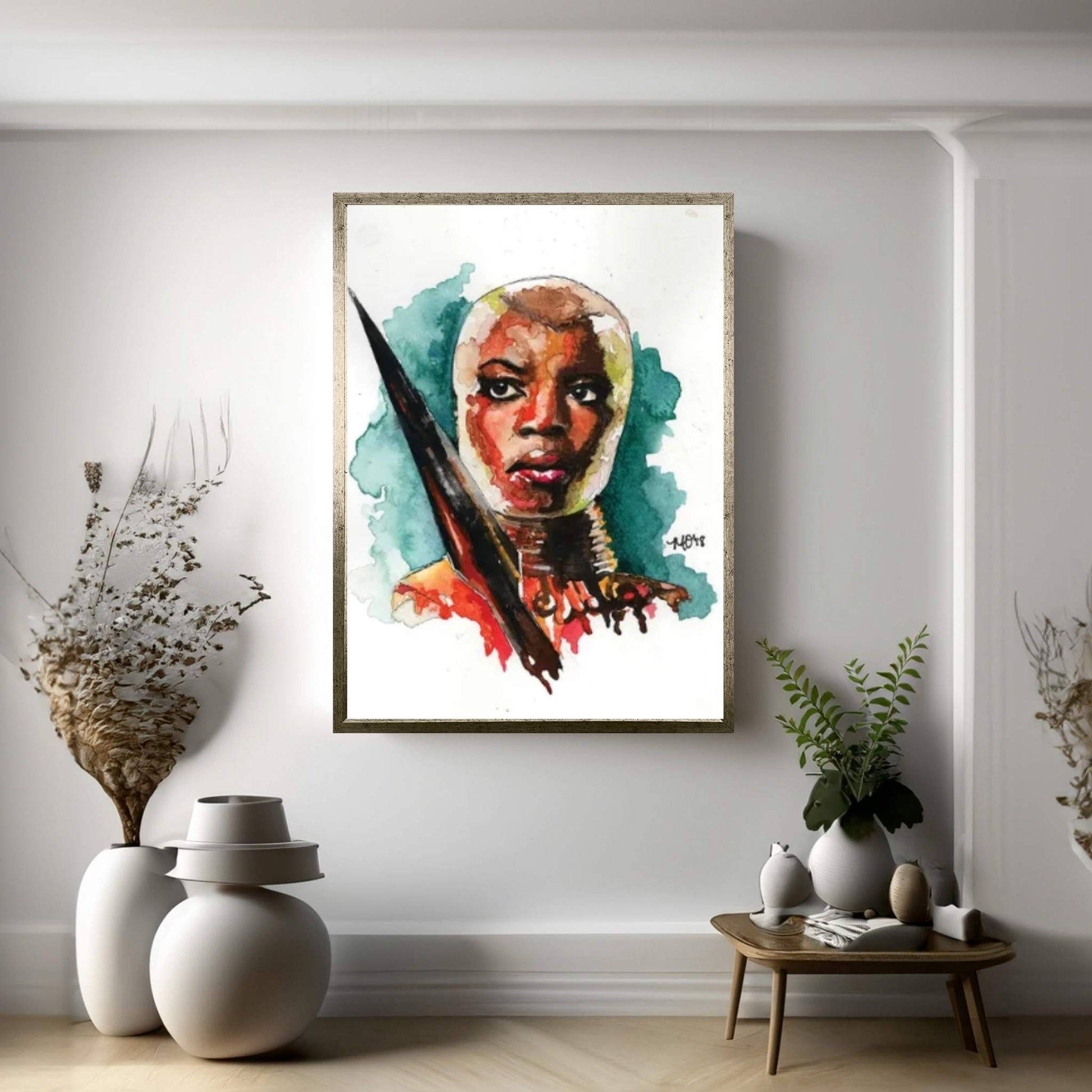 Okoye - Black Panther Canvas Wall Art - Y Canvas