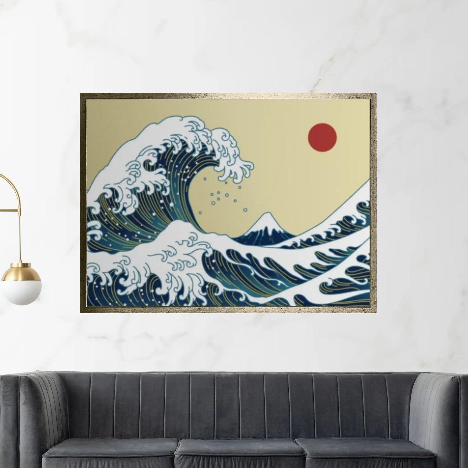 The Great Wave, Wall Tapestry, Off Kanagawa, Wave off Kanagawa, Hokusai Canvas Wall Art Poster - Y Canvas