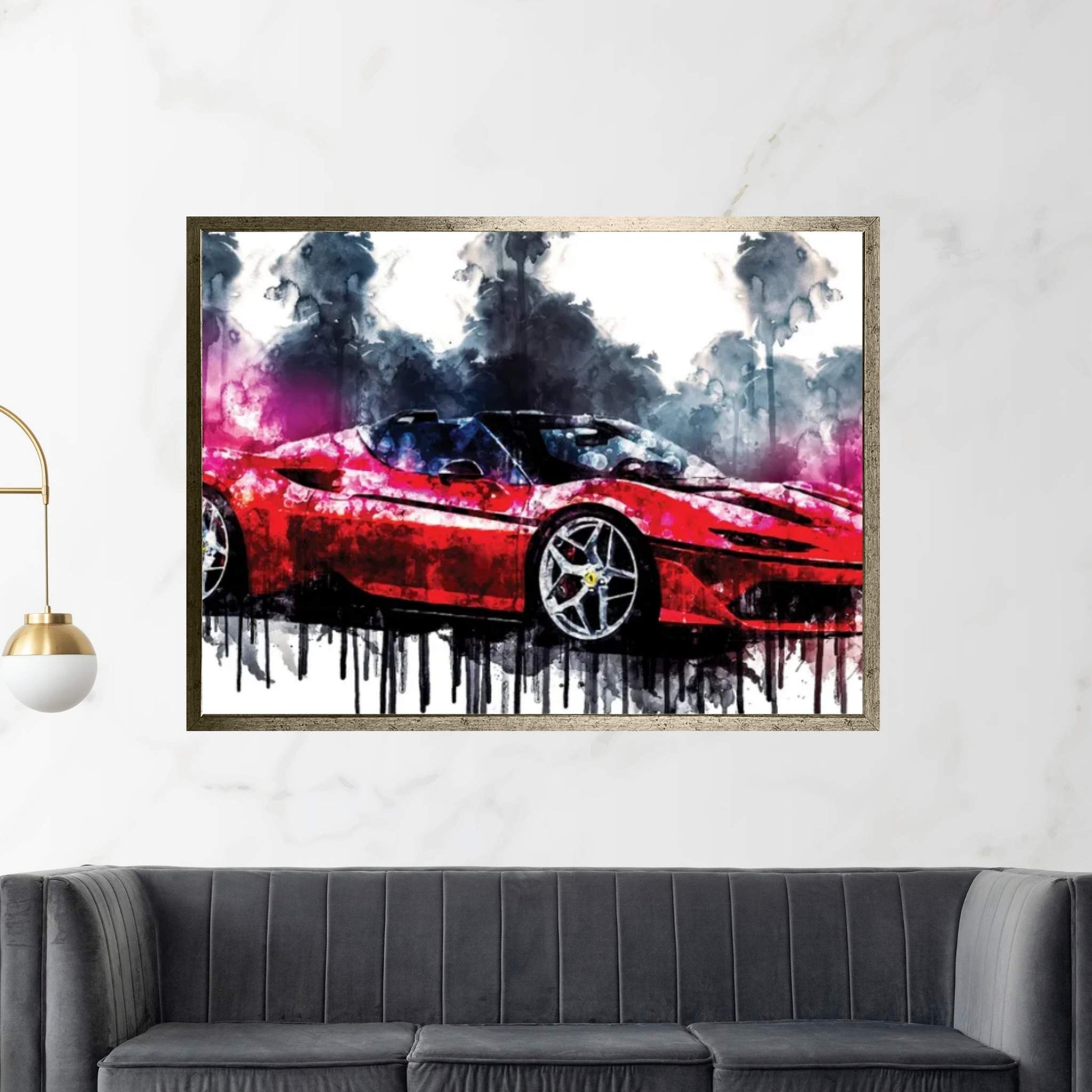 2017 Ferrari J50 Canvas Wall Art - Y Canvas