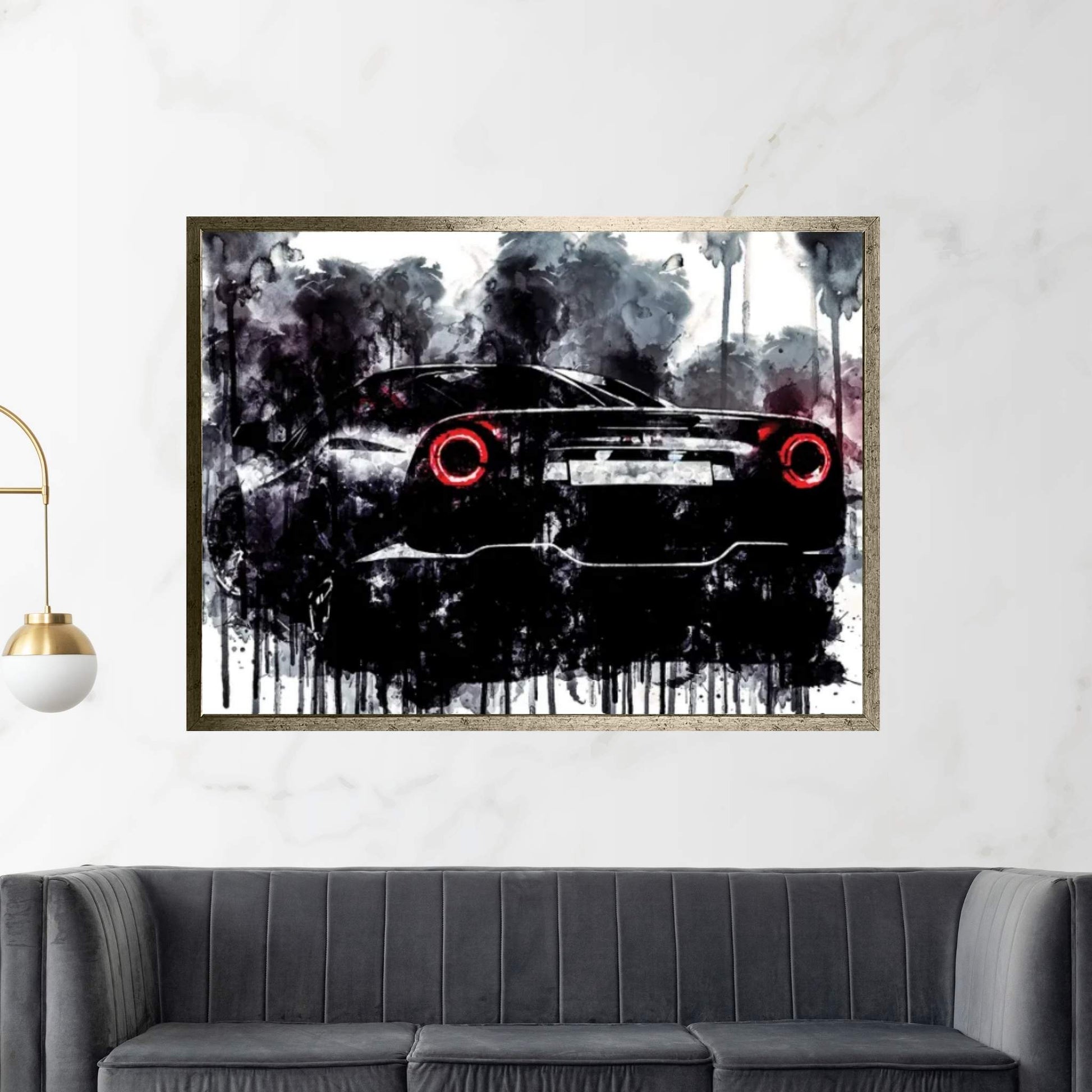 2018 ATS GT Back Canvas Wall Art - Y Canvas