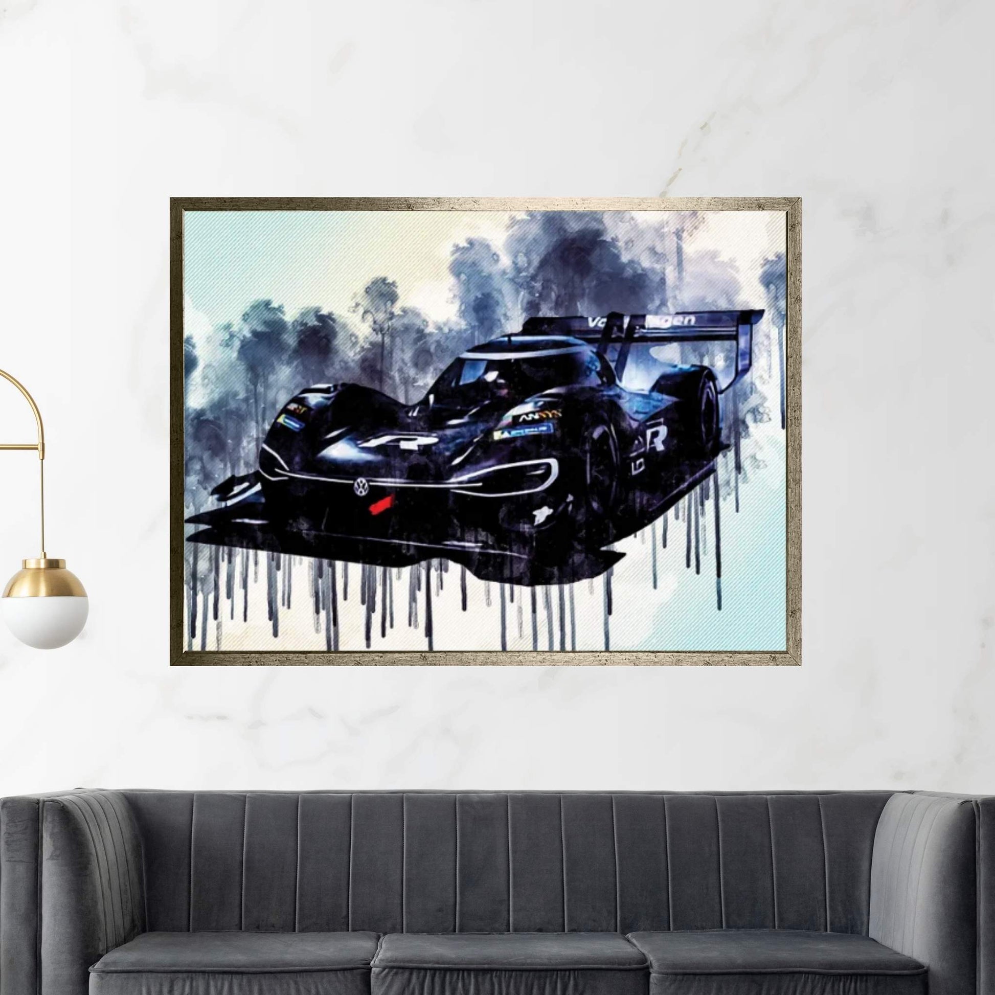 Roy Nissany Williams Fw43B On Track Raceway Formula 1 2021 F1 Cars Sportscars Canvas Wall Art - Y Canvas