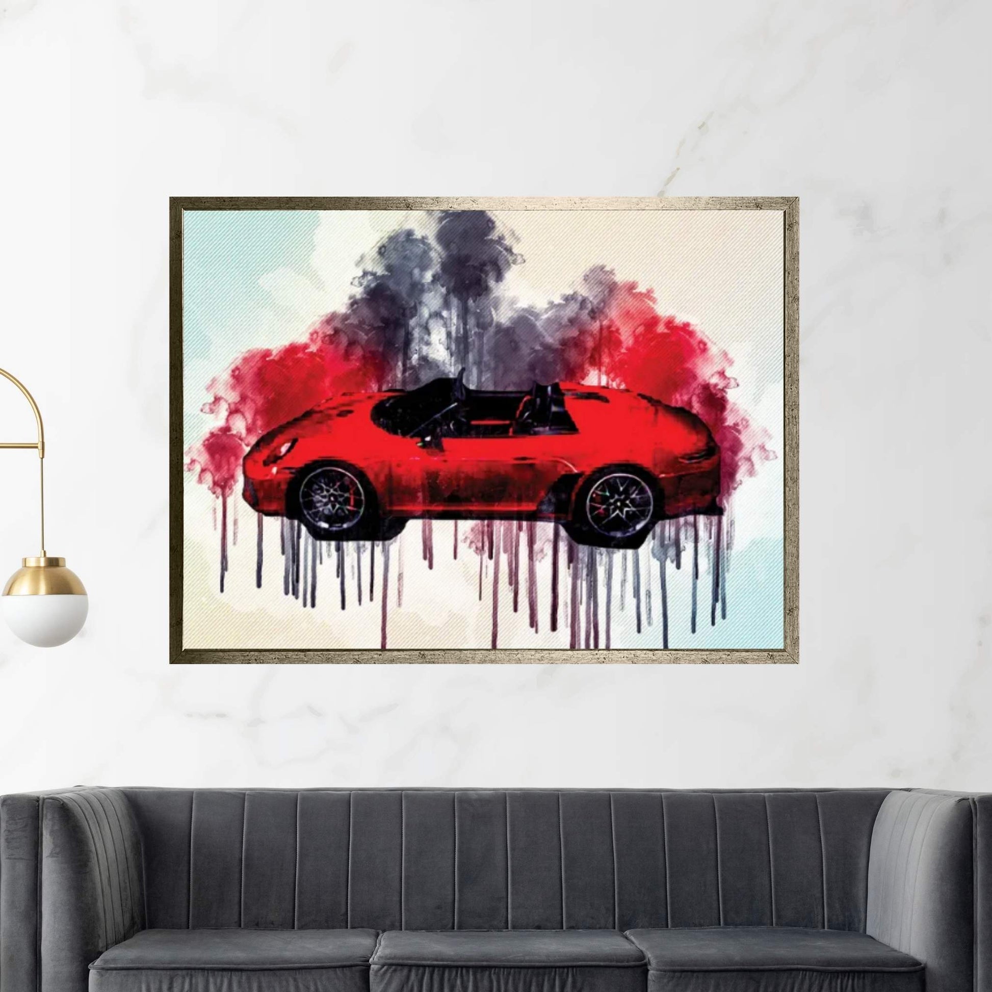 2018 Porsche 911 Speedster II Concept Canvas Wall Art - Y Canvas