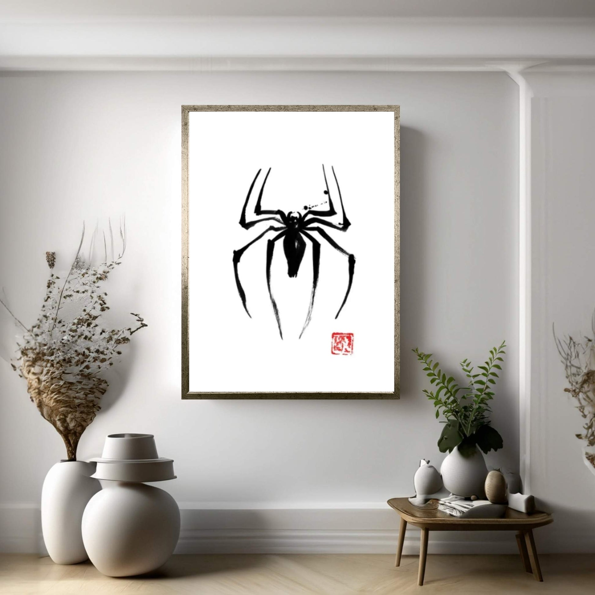 Spider Canvas Wall Art - Y Canvas