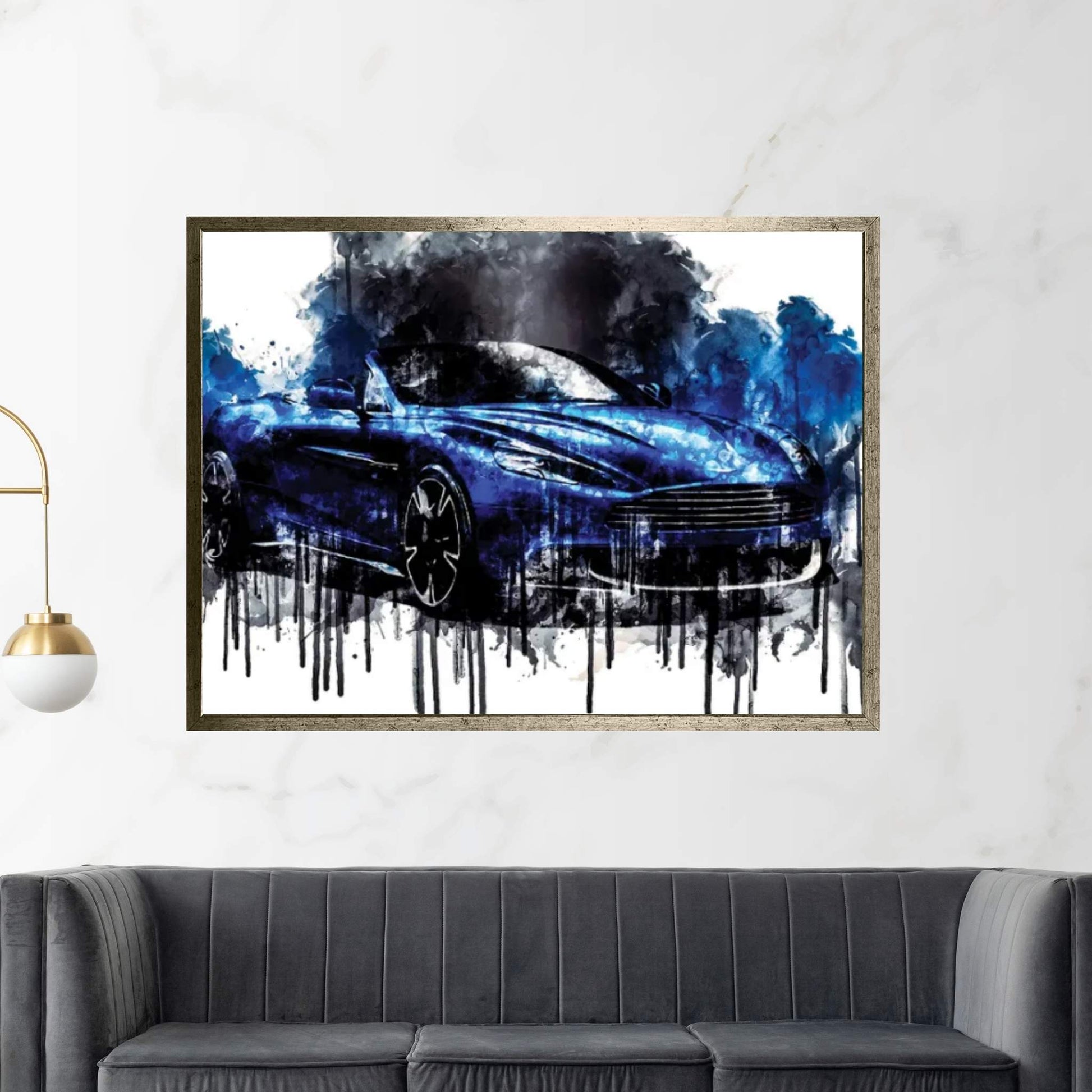 2018 Aston Martin Vanquish S Volante Canvas Wall Art - Y Canvas