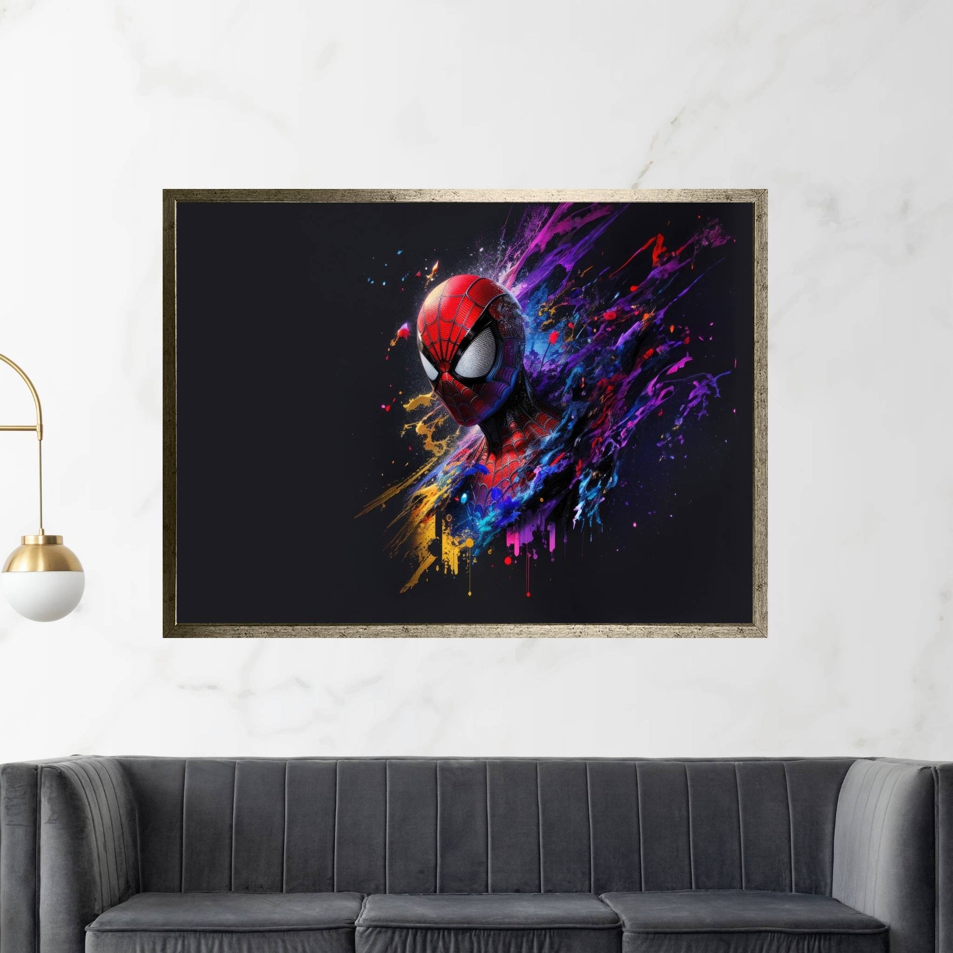 Spiderman Canvas Wall Art - Y Canvas