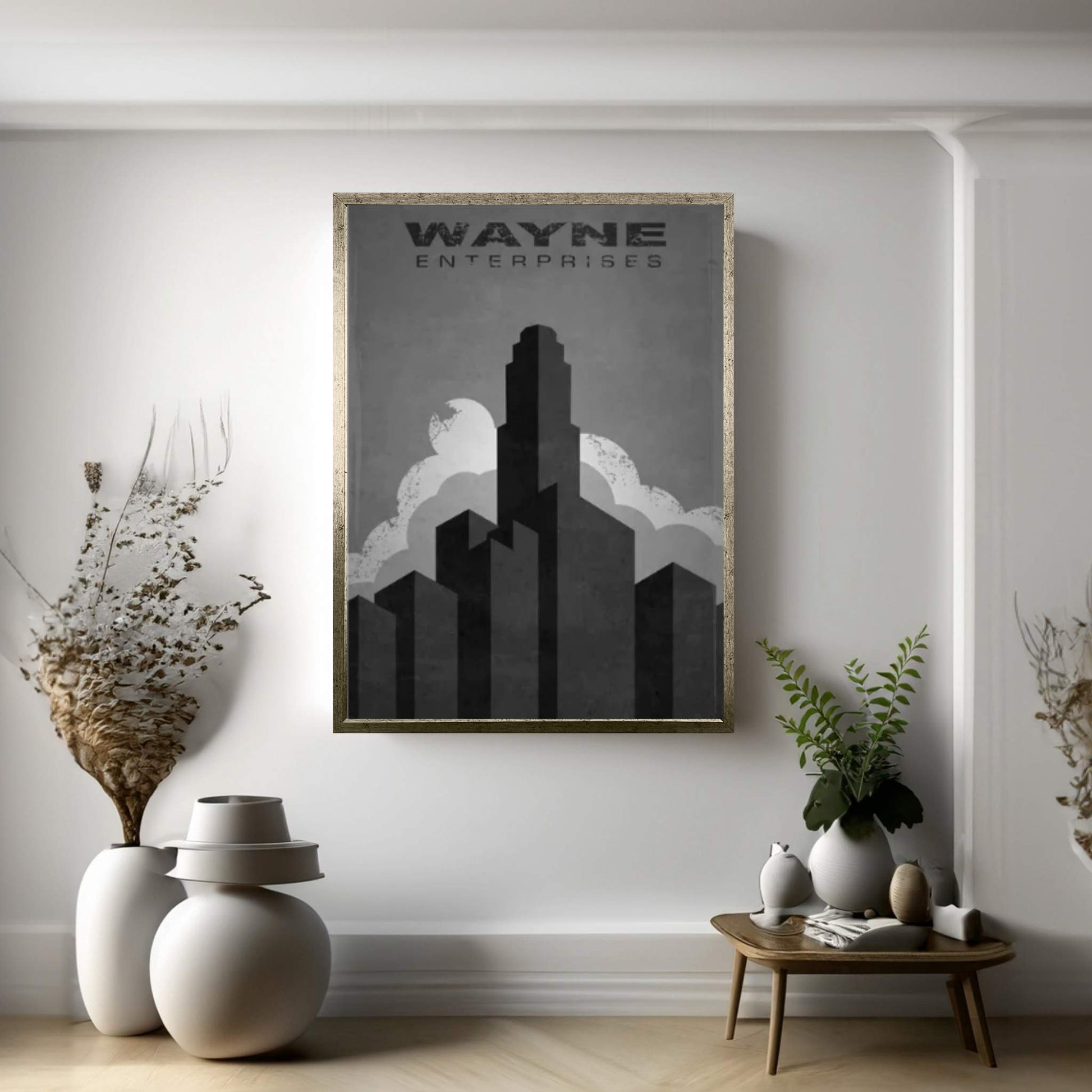 Wayne Enterprises (Batman) Canvas Wall Art - Y Canvas