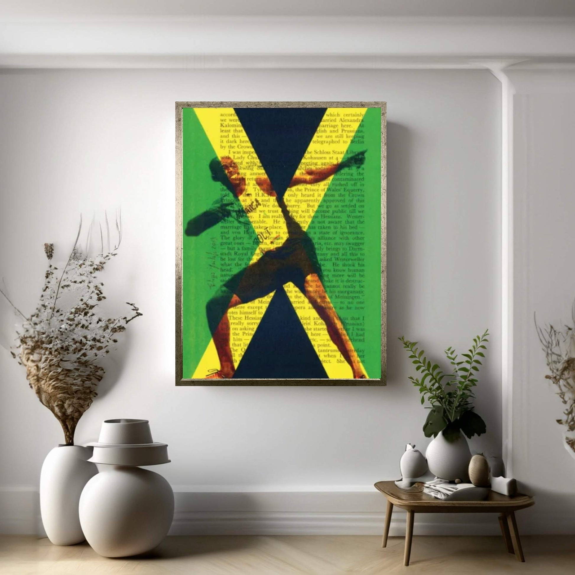 Usain Bolt Canvas Wall Art - Y Canvas