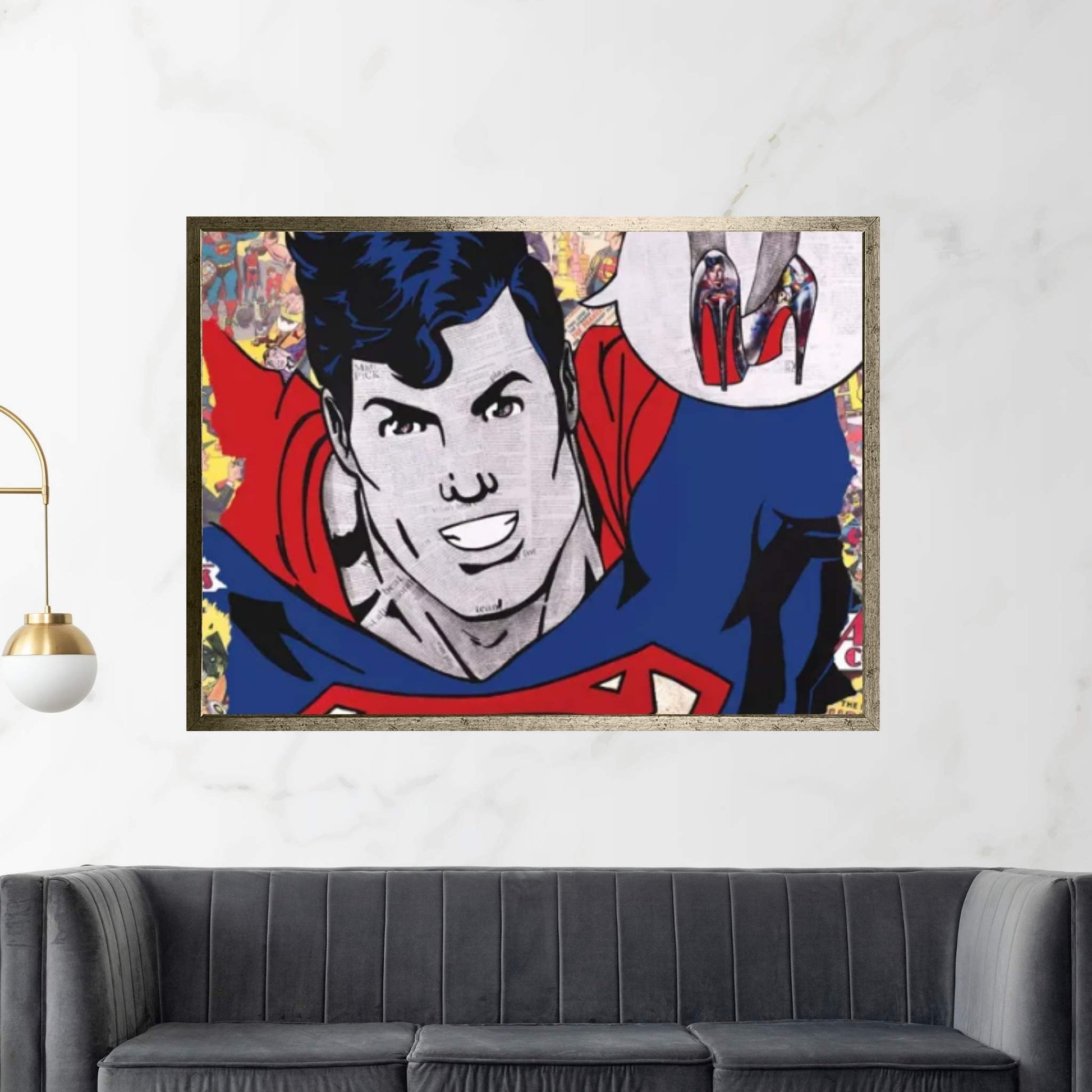 Superman Canvas Wall Art - Y Canvas