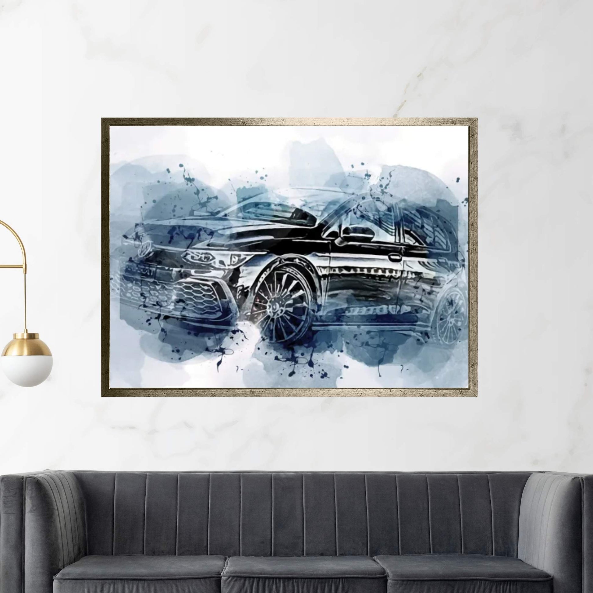 2021 Manhart Golf GTI 290 Exterior Canvas Wall Art - Y Canvas