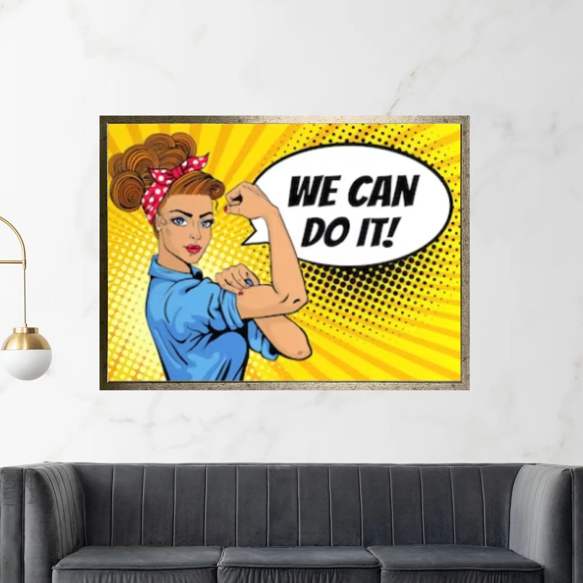 Pop Art Woman Wall Art, Comic Pop Art, Retro Comic - Y Canvas