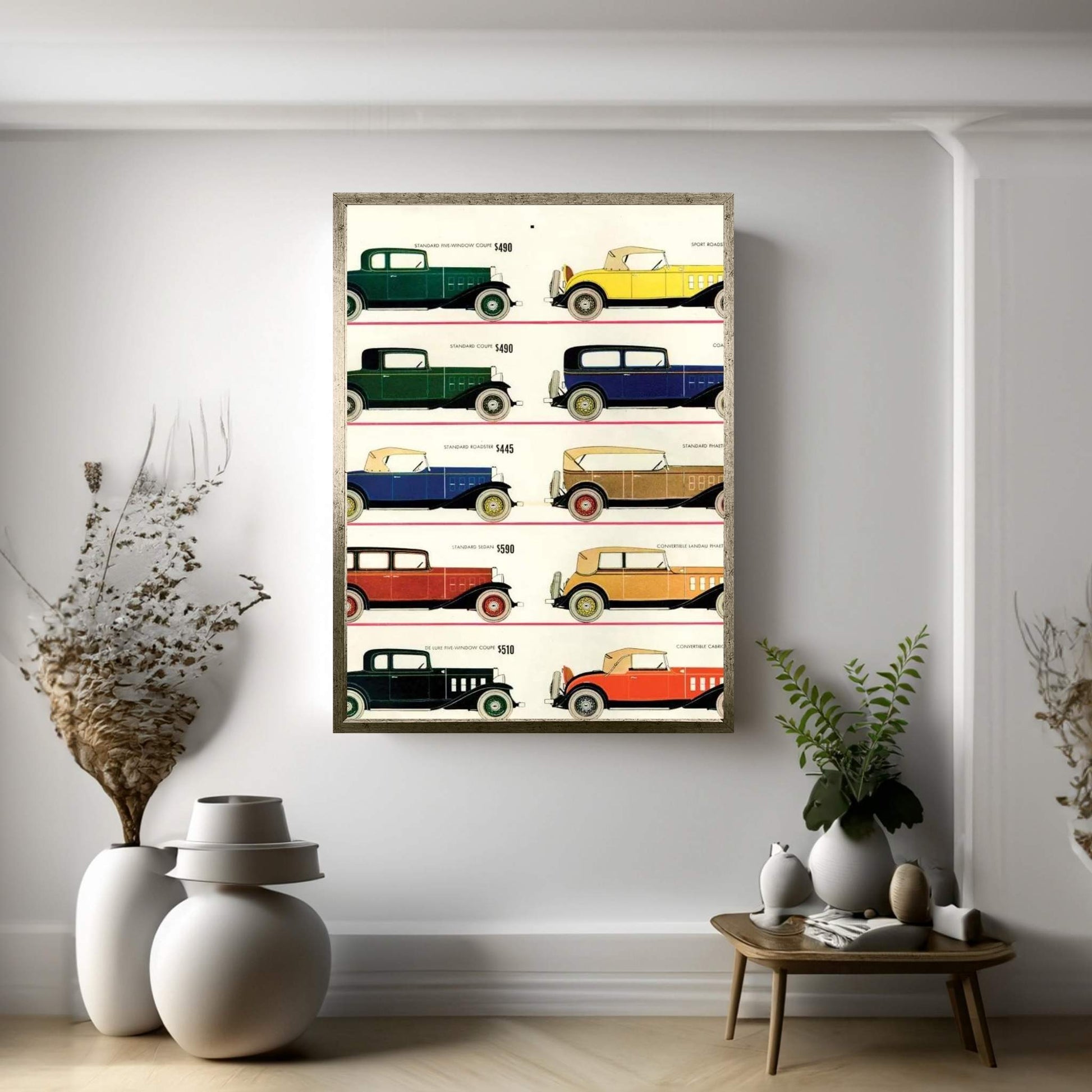 1930s Chevrolet Magazine Advert Canvas Wall Art - Y Canvas