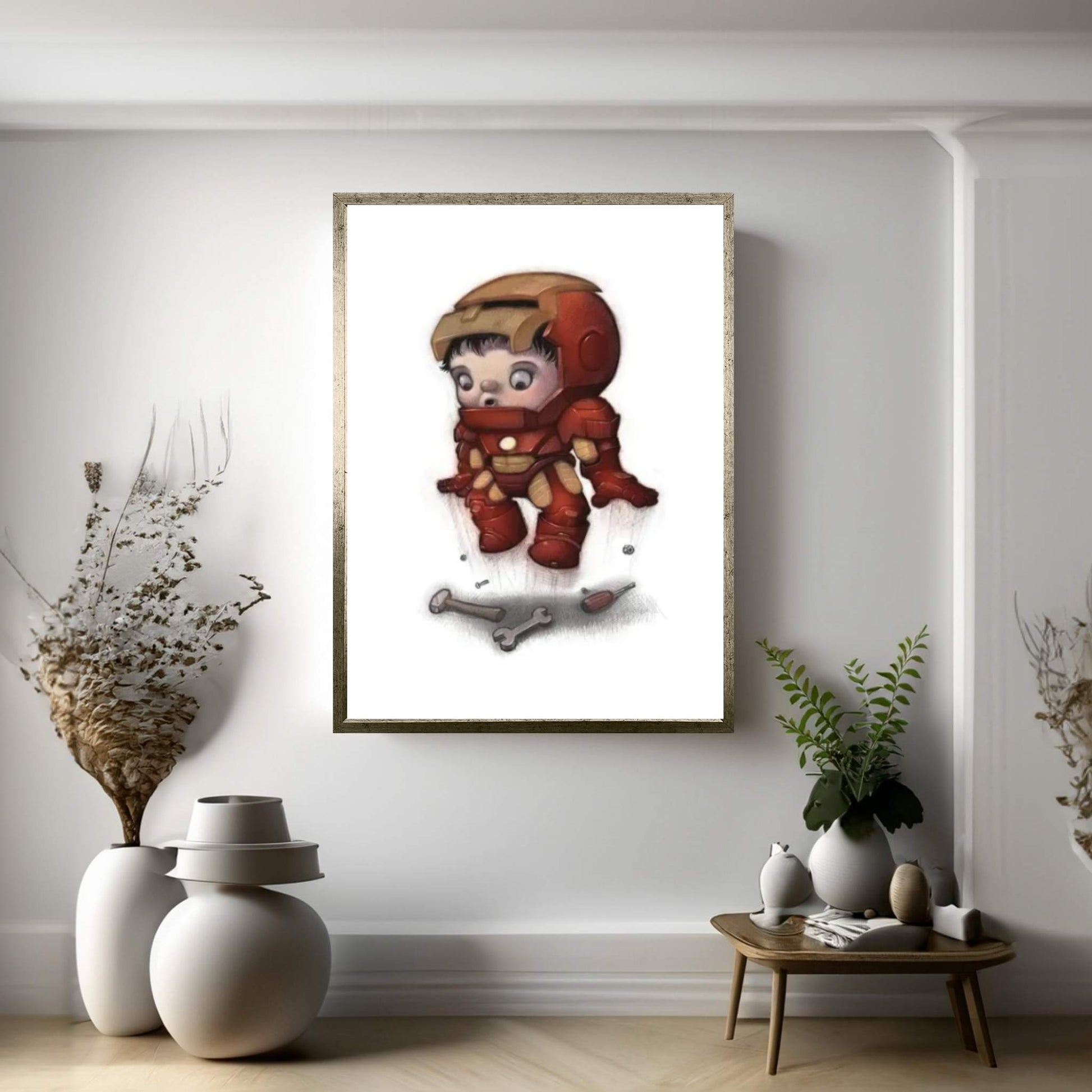 Baby Ironman Canvas Wall Art - Y Canvas