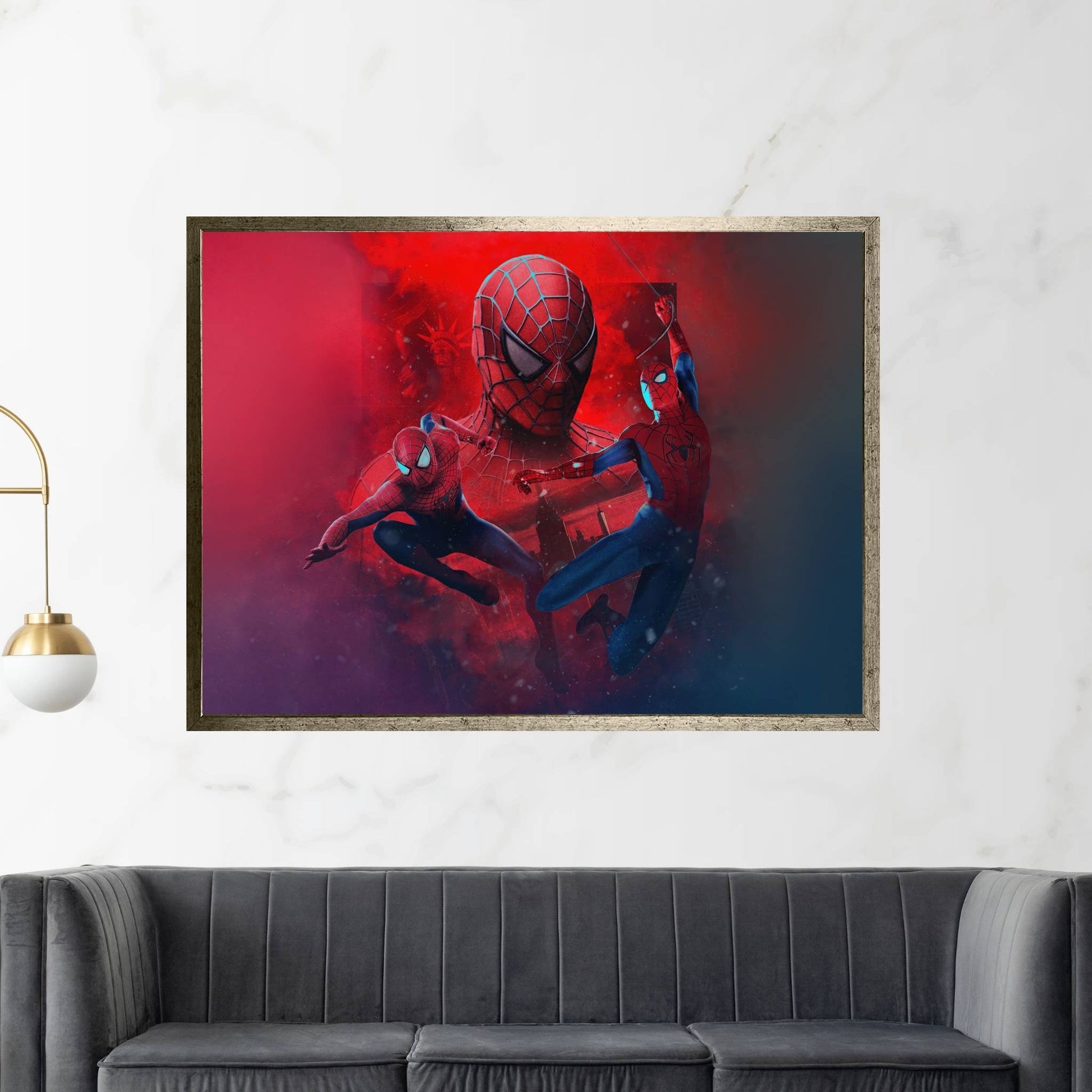 Spiderman Canvas Wall Art - Y Canvas