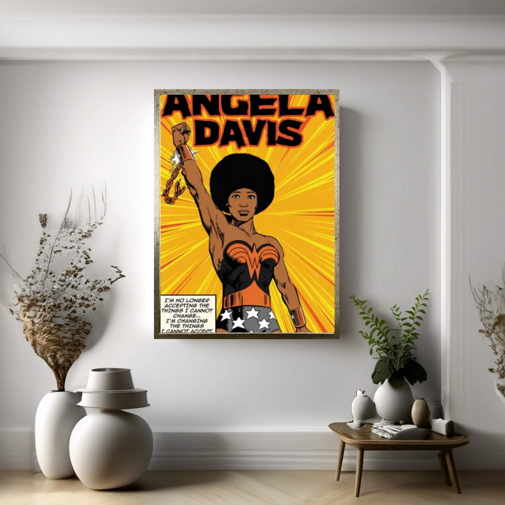 Angela Canvas Wall Art - Y Canvas