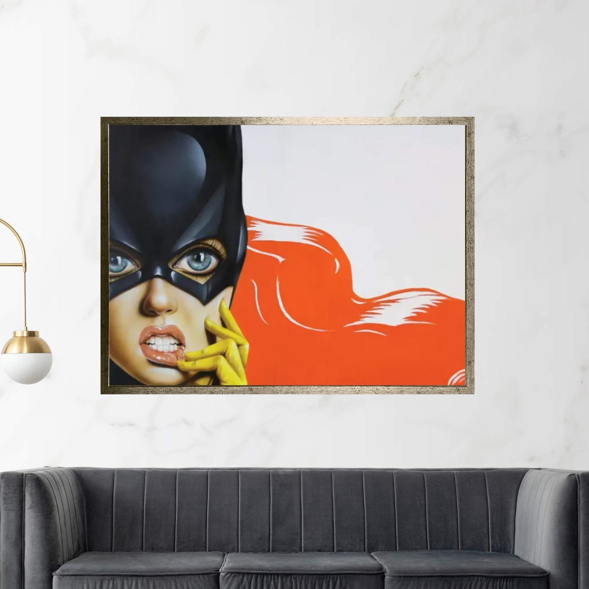 Bat-Girl II Canvas Wall Art - Y Canvas