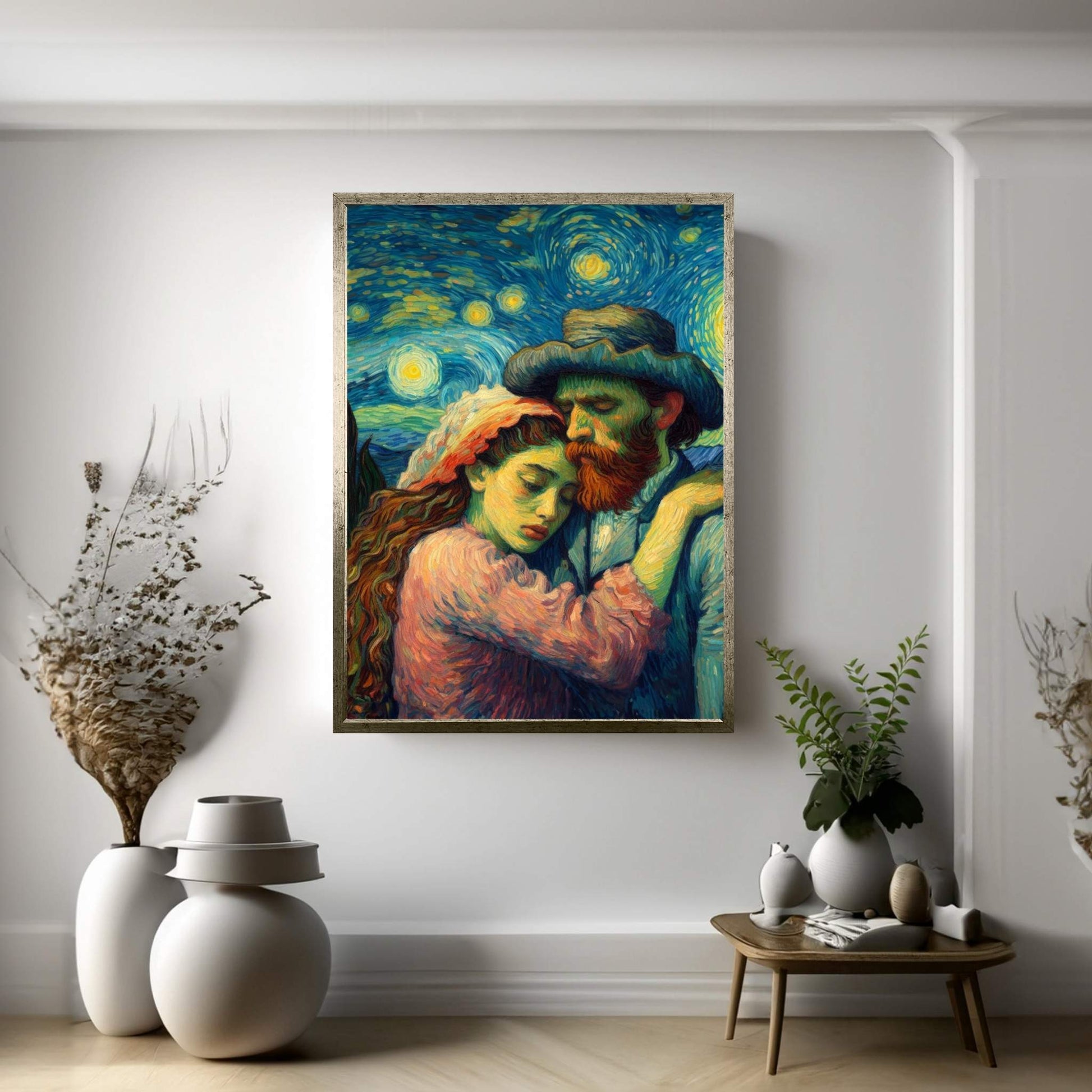 Van Gogh Love Reproduction Canvas Wall Art - Y Canvas