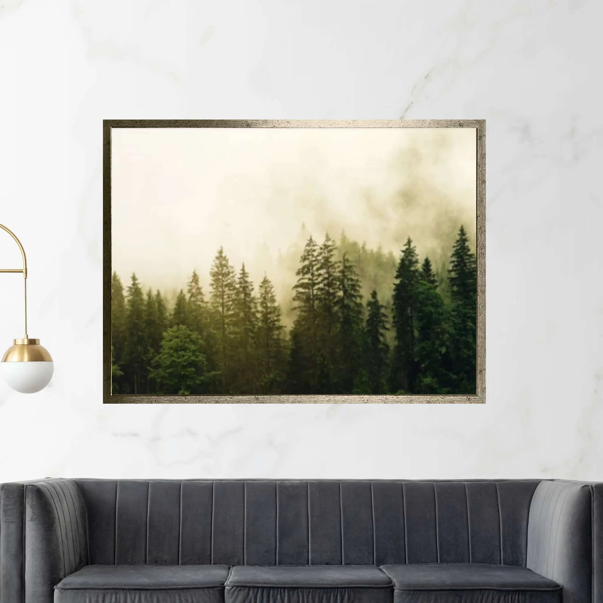 Forest Tree Print Forest, Forest Print Forest Tree Wall Art Forest Wall Art, Trees Canvas Wall Art Canvas Art - Y Canvas