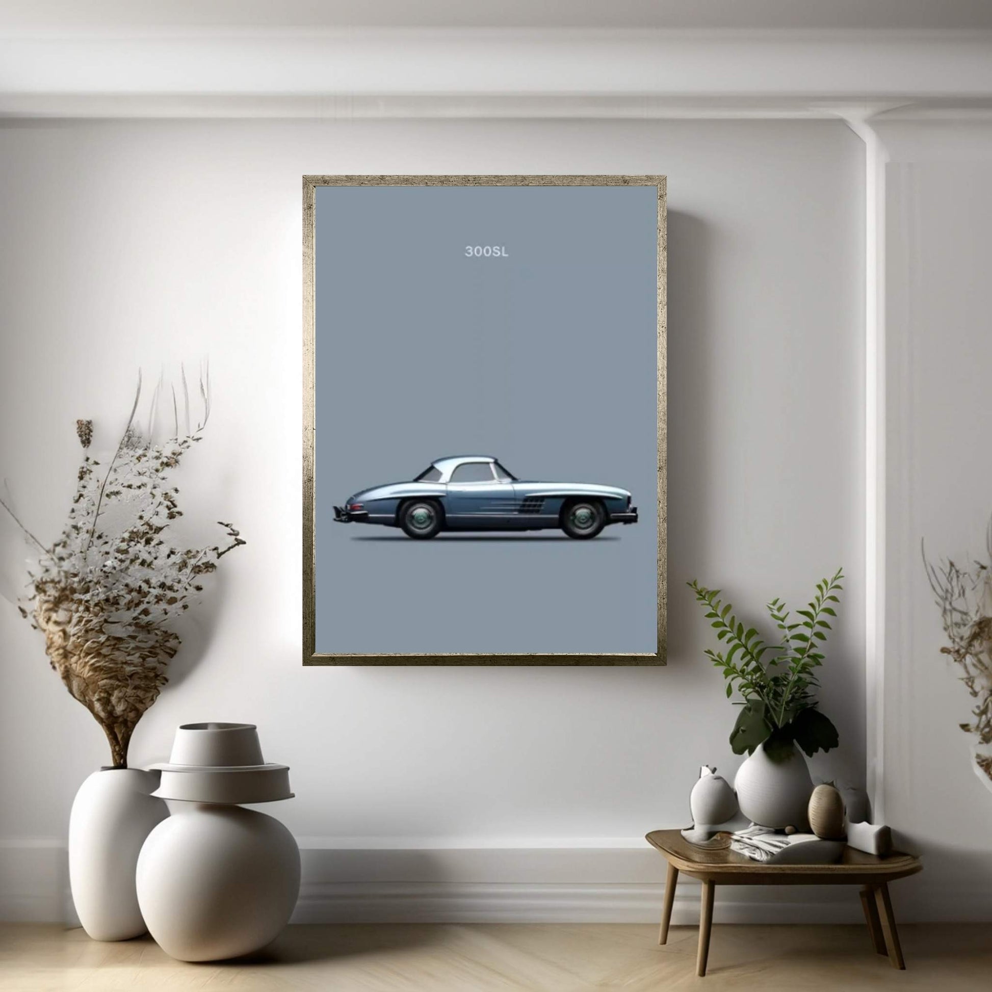 1960 Mercedes-Benz 300 SL Canvas Wall Art - Y Canvas