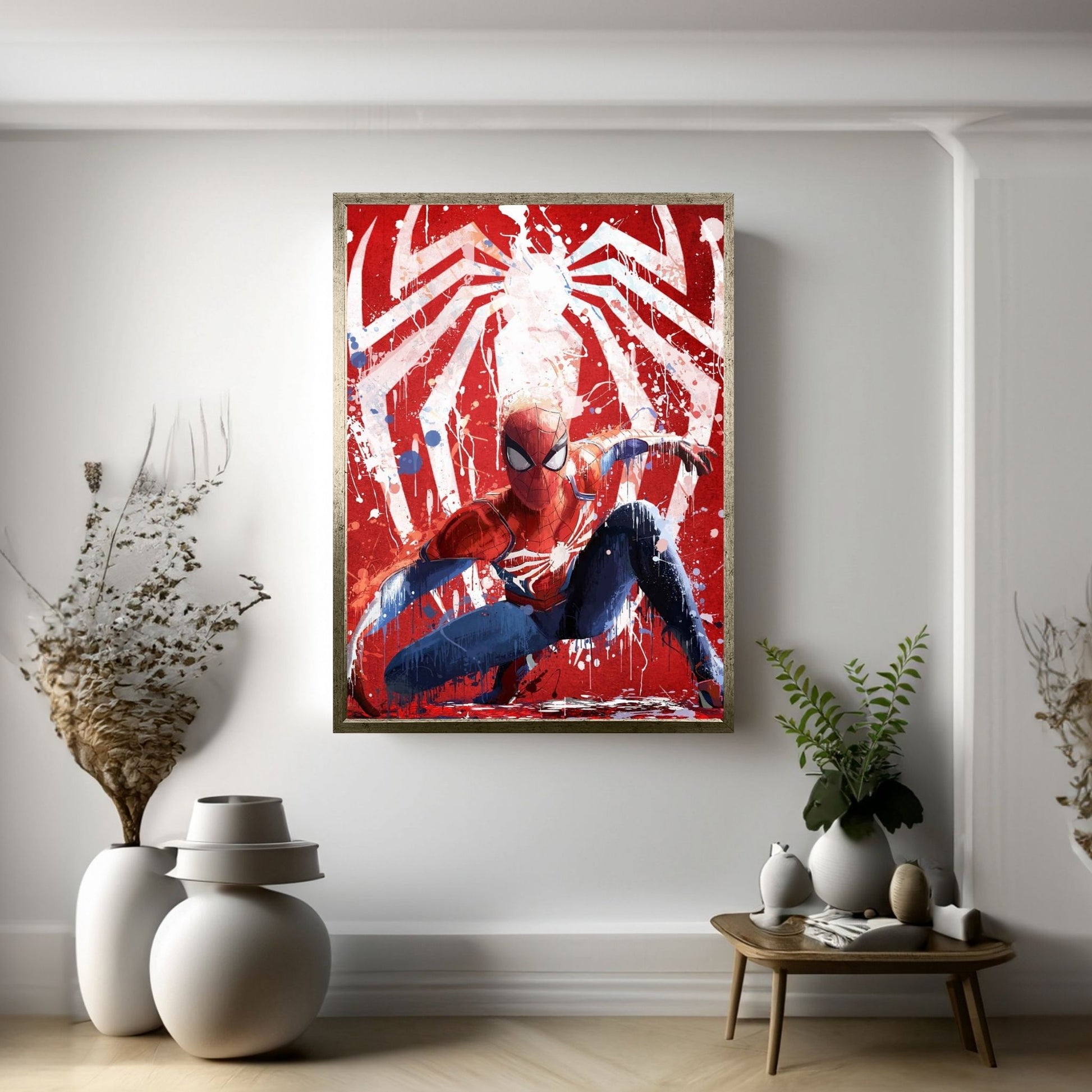 Spiderman Canvas Wall Art - Y Canvas