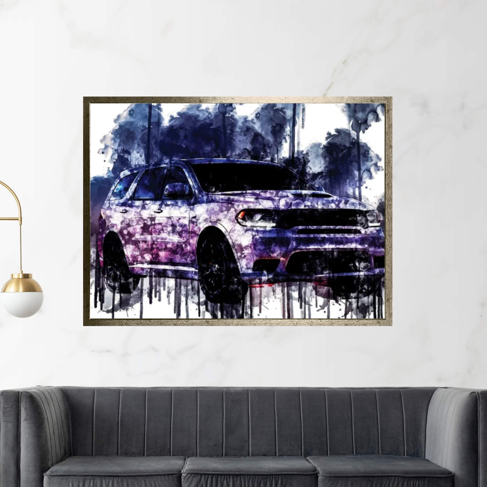 Car 2018 Dodge Durango SRT Canvas Wall Art - Y Canvas