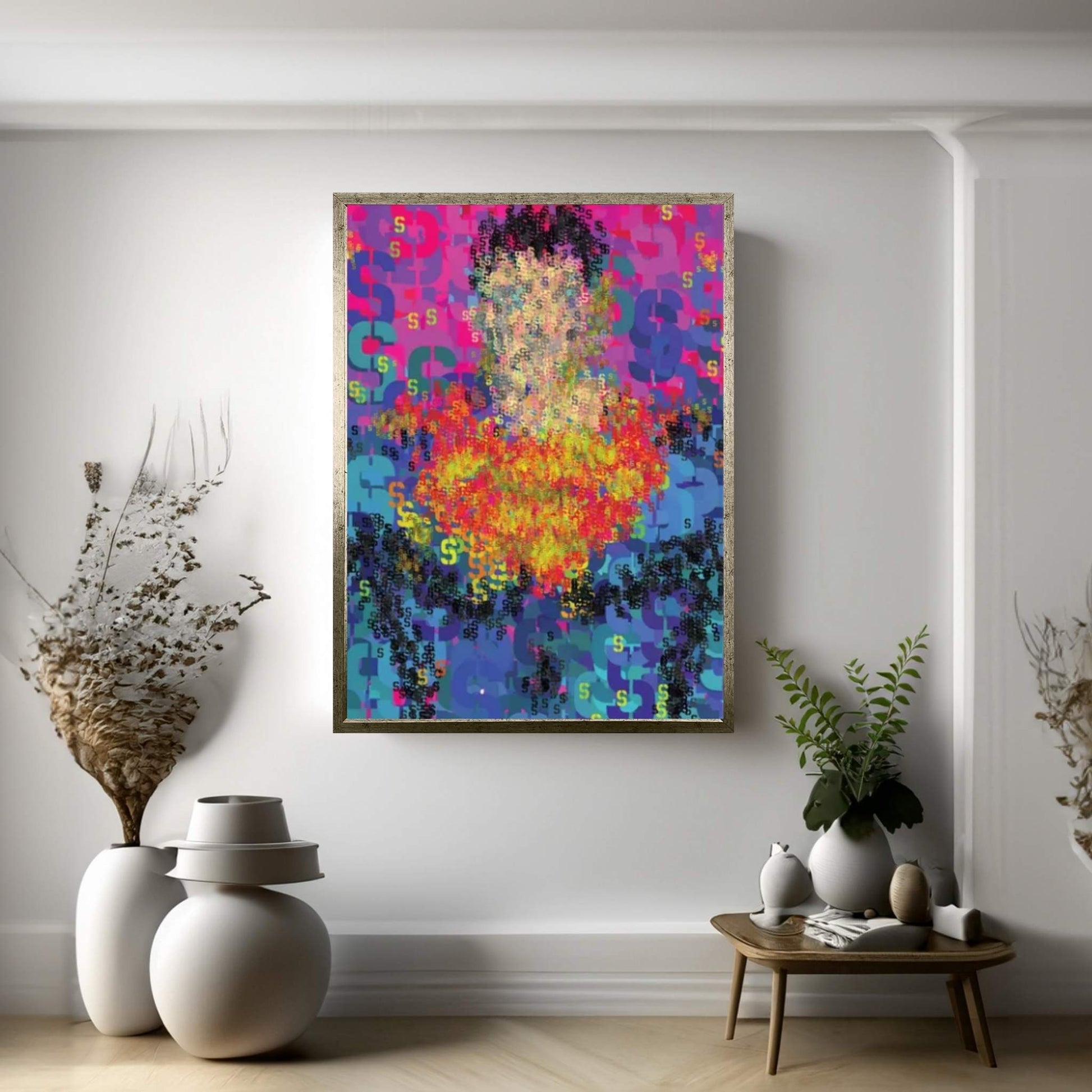 Superhero Type Art Superman Canvas Wall Art - Y Canvas