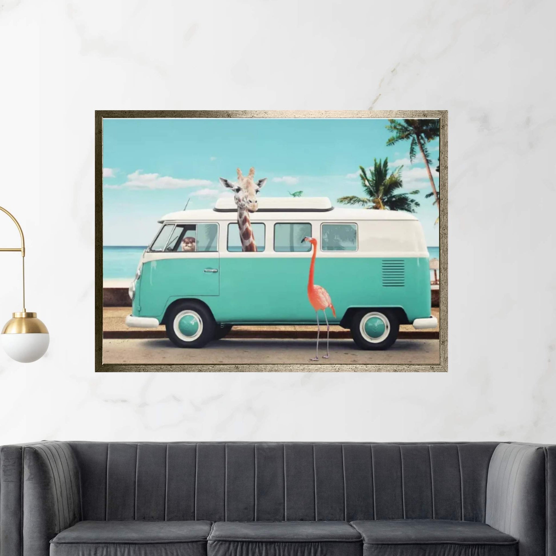 On The Road Canvas Wall Art - Y Canvas