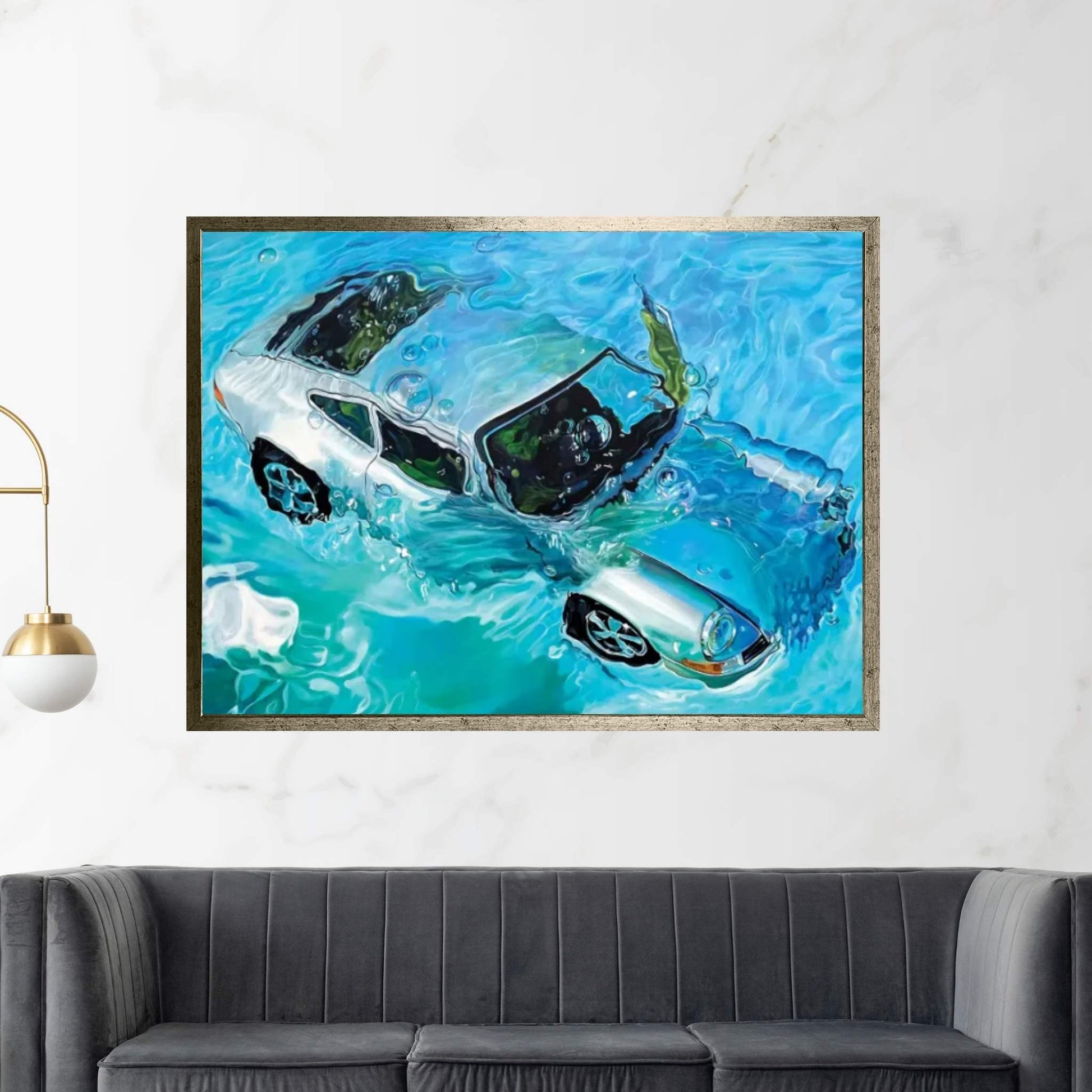 Chlorine VI Canvas Wall Art - Y Canvas