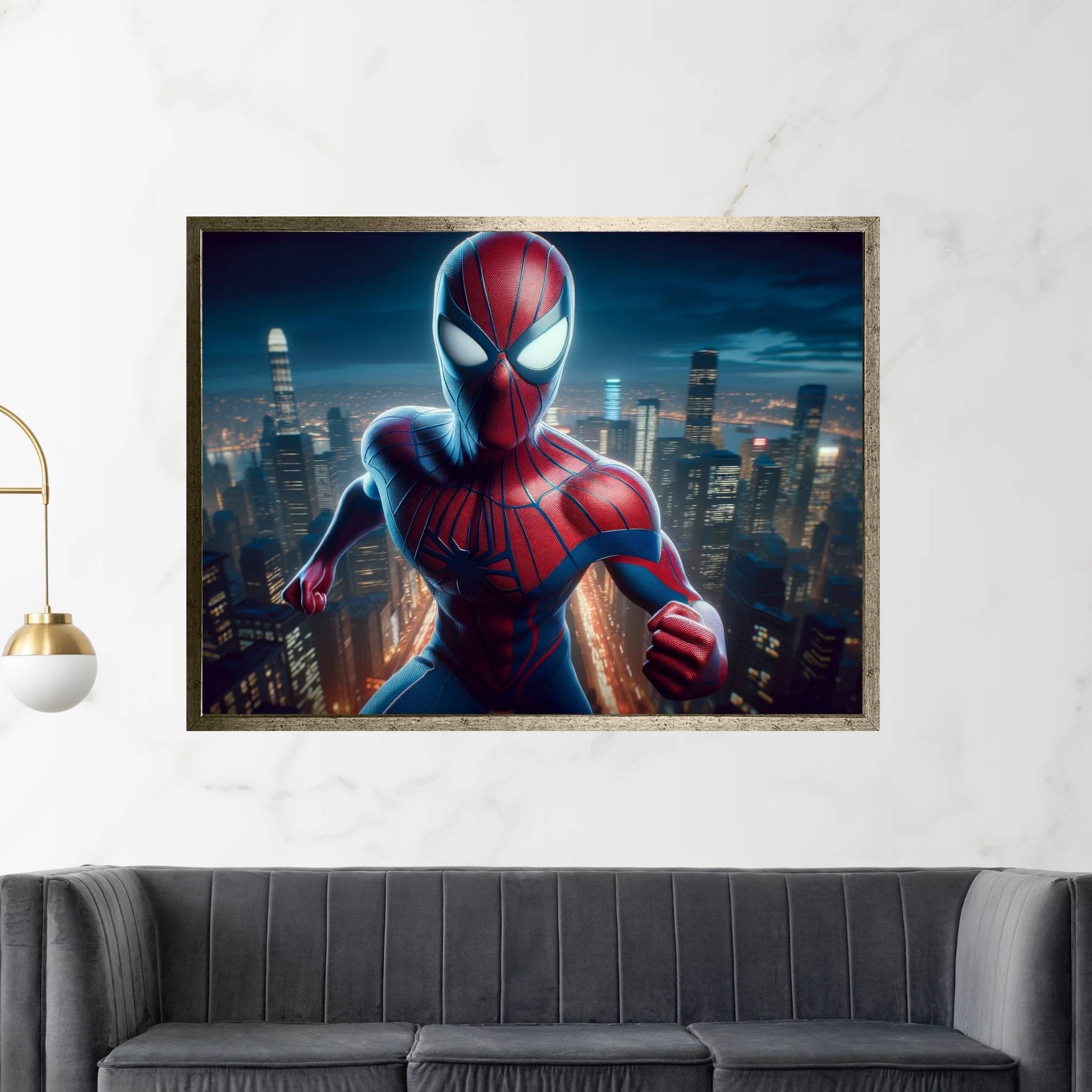 Spiderman Canvas Wall Art - Y Canvas