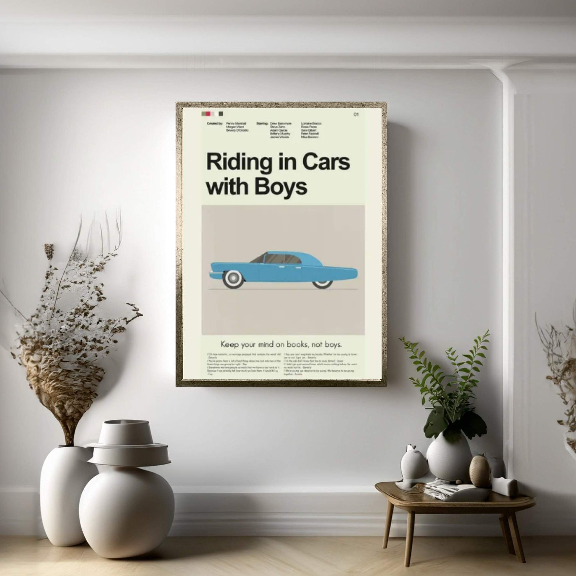 Riding In Cars With Boys Canvas Wall Art - Y Canvas