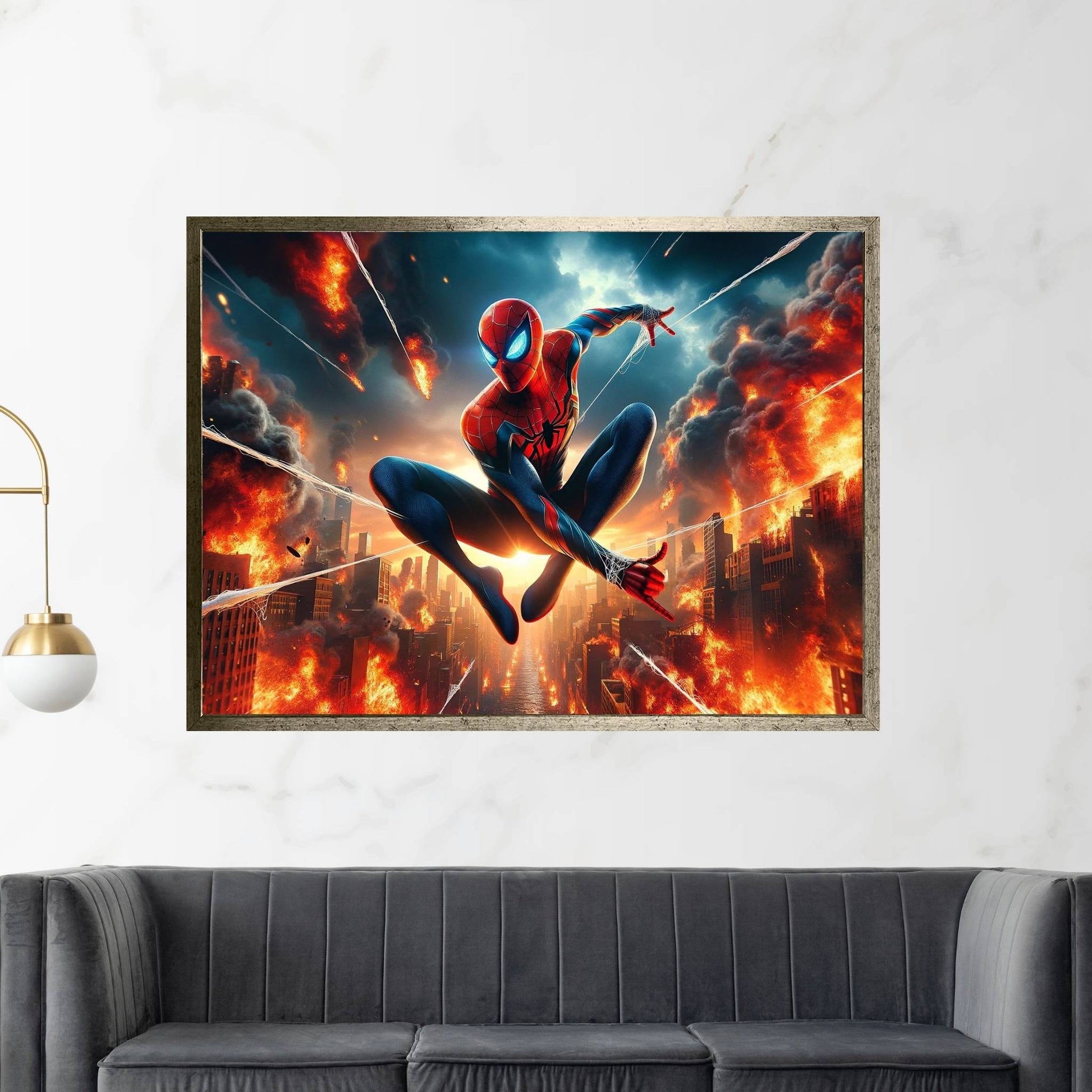 Spiderman Canvas Wall Art - Y Canvas