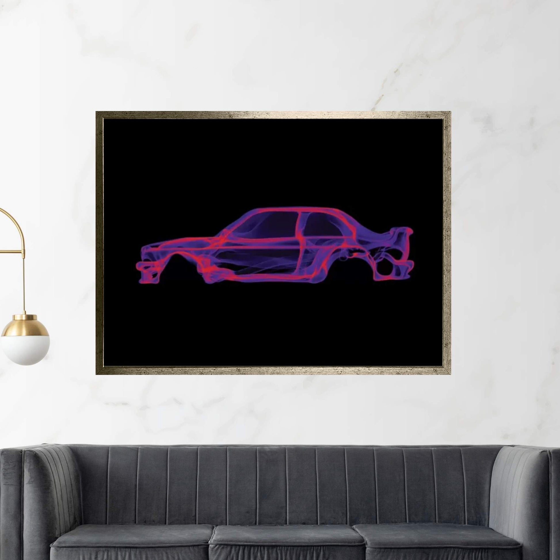 BMW E30 M3 Canvas Wall Art - Y Canvas