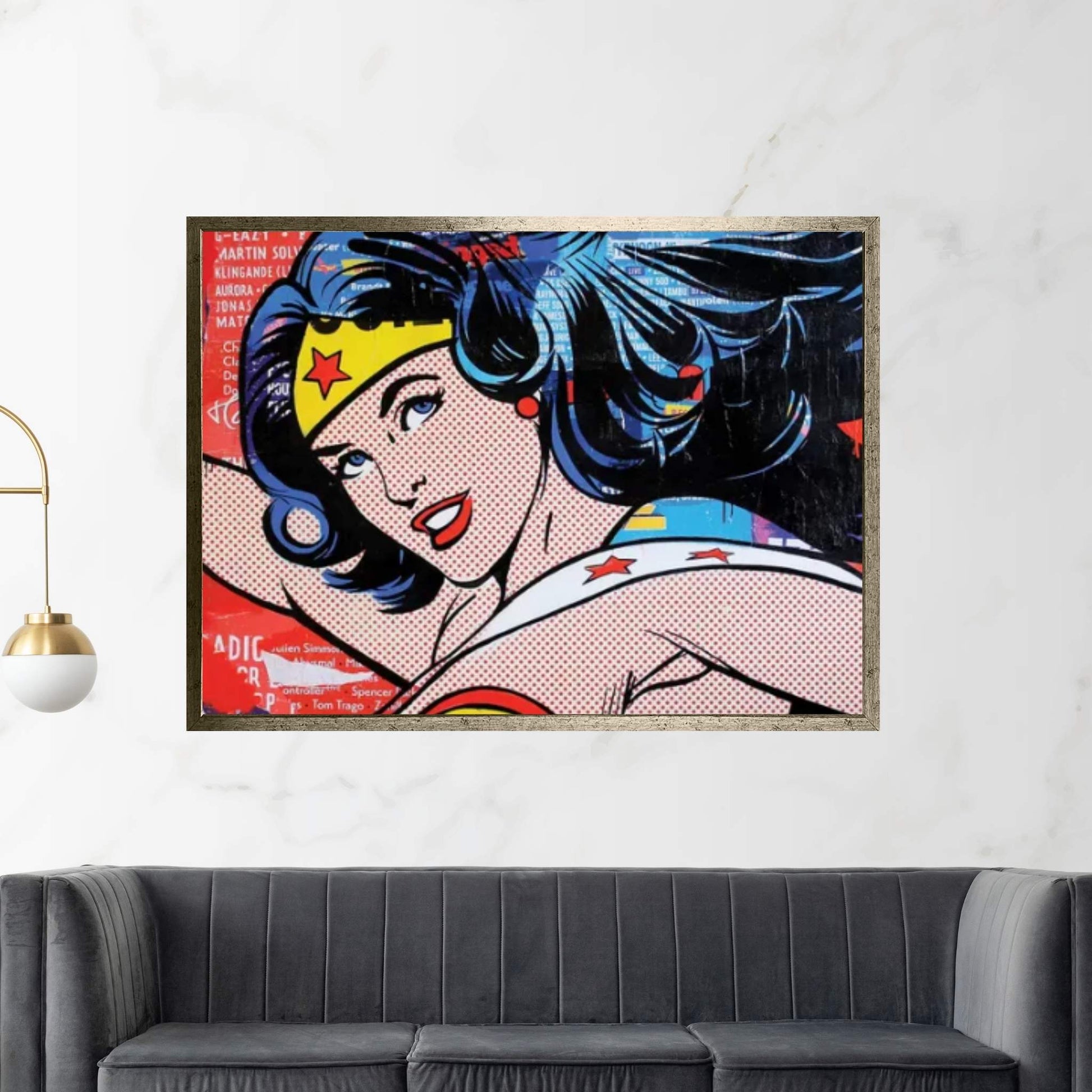 Wonder Woman I Canvas Wall Art - Y Canvas