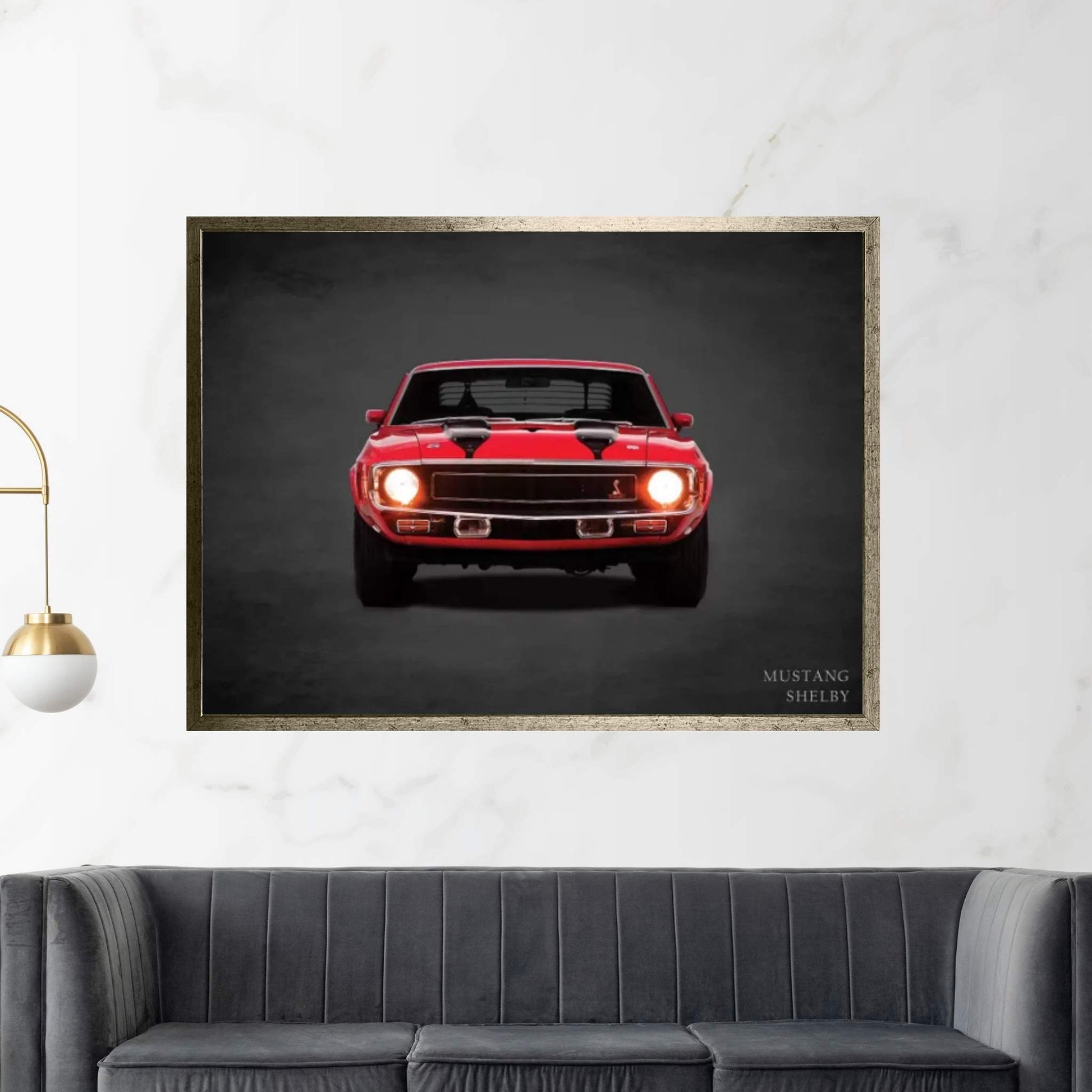 1969 Ford Mustang Shelby Canvas Wall Art - Y Canvas