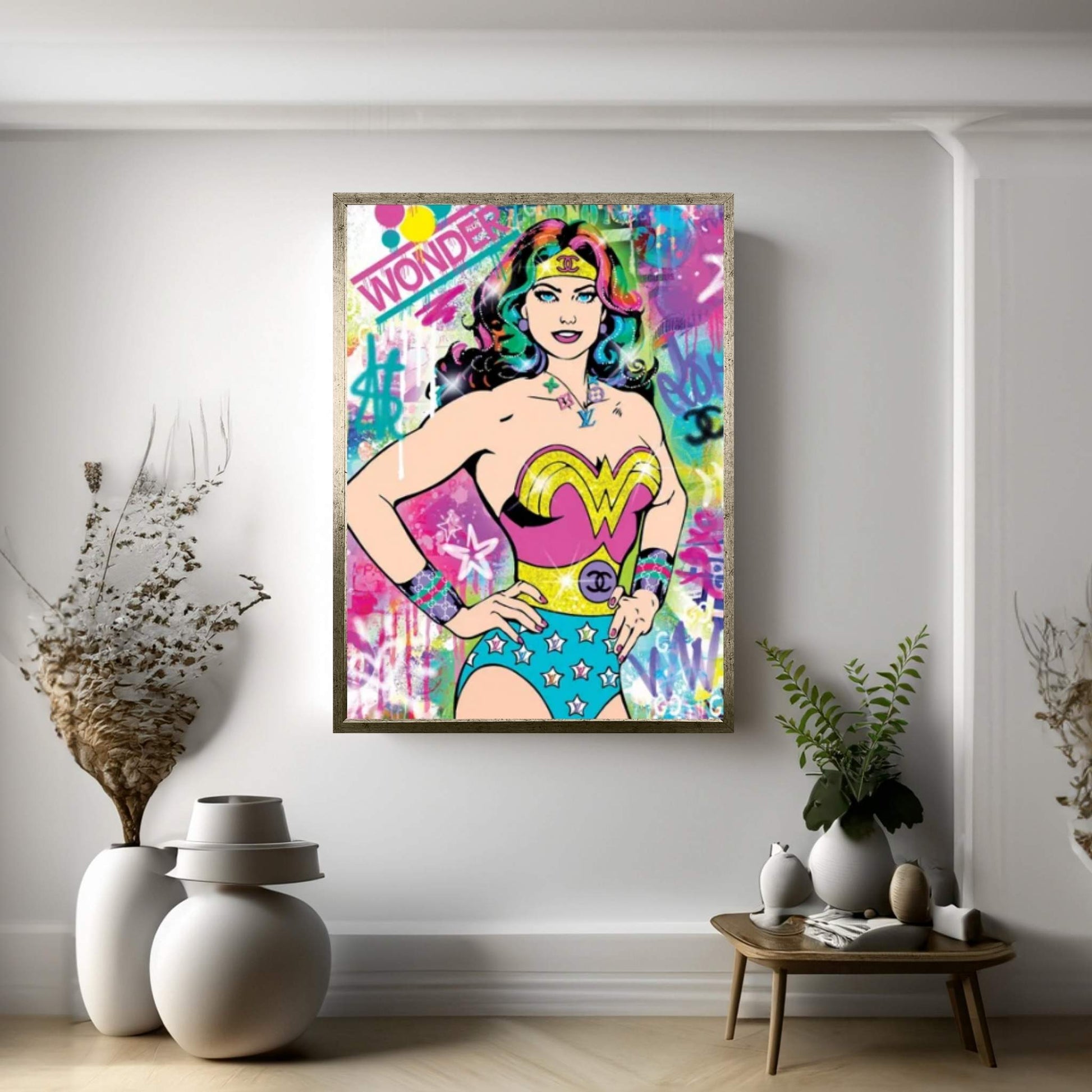 Wonder Woman Canvas Wall Art - Y Canvas