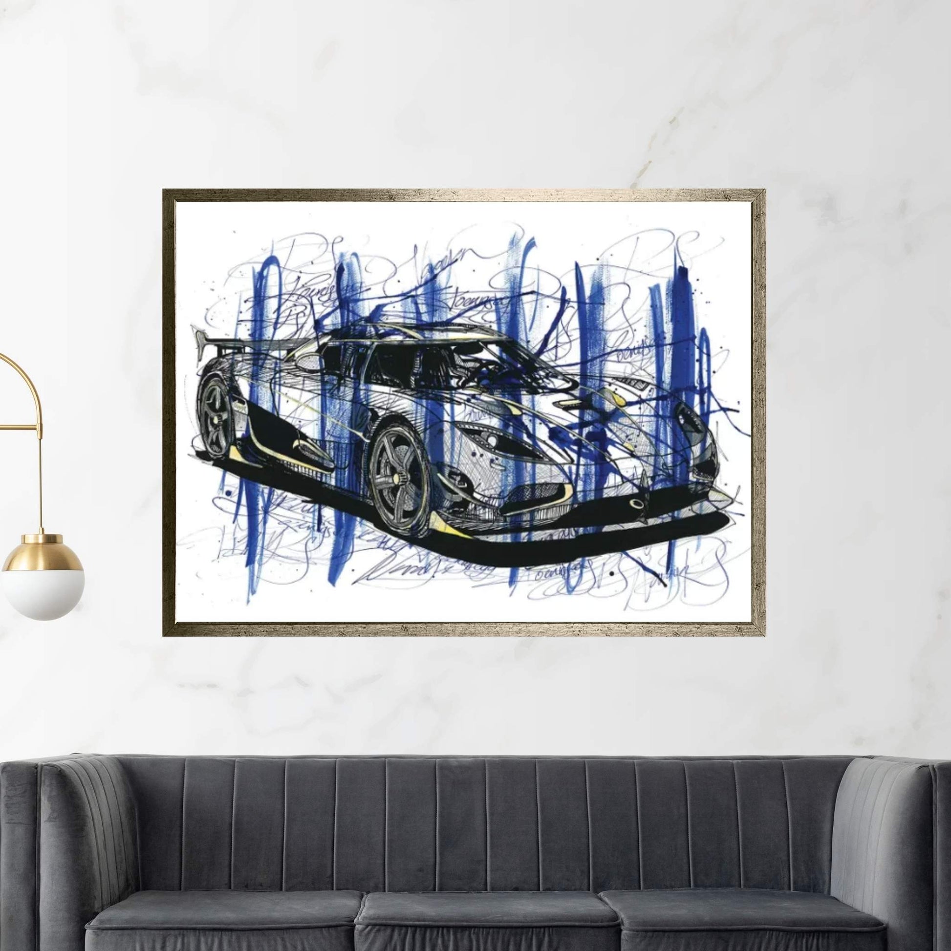 Koeniegsegg Agera RS Naraya Canvas Wall Art - Y Canvas