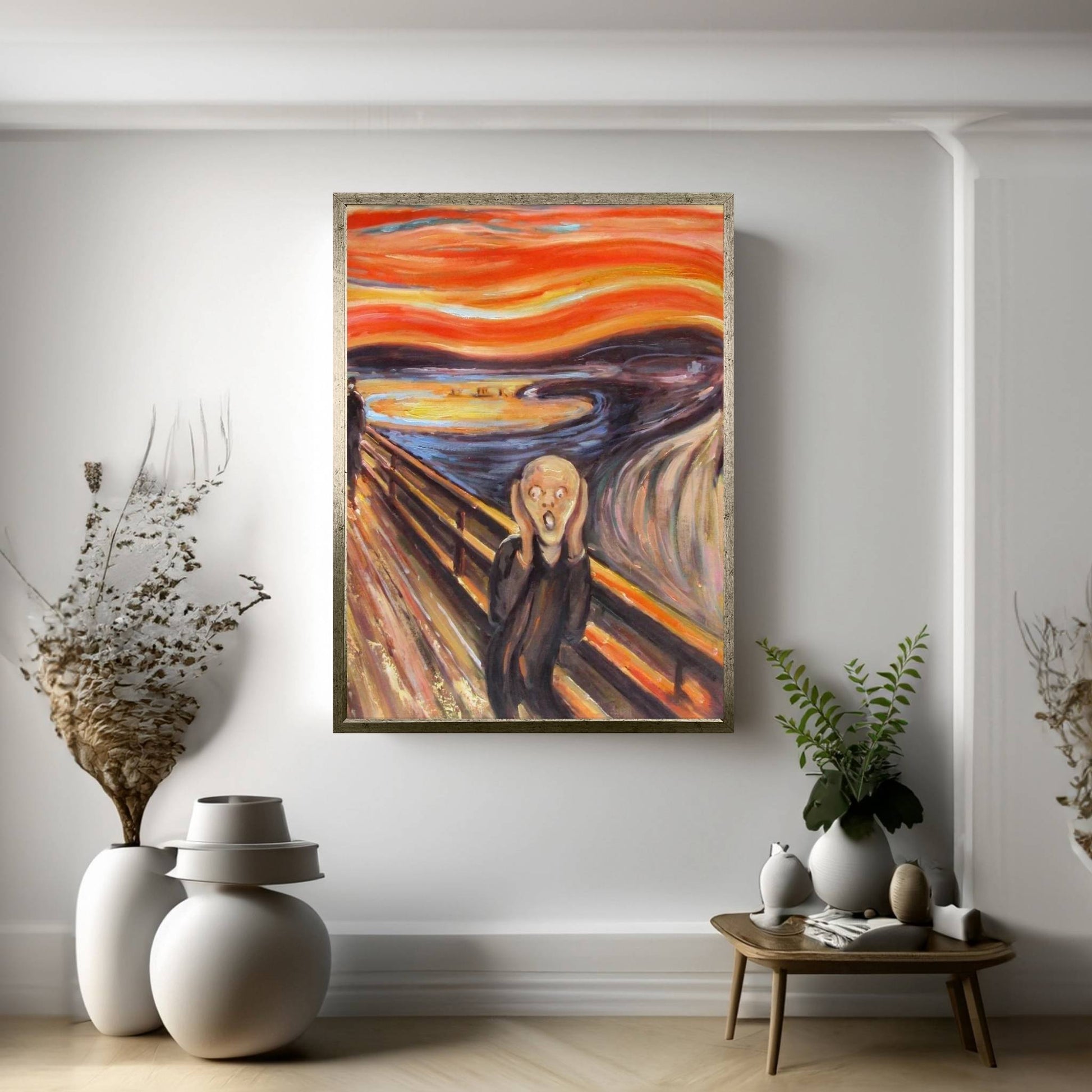 The Scream Canvas Wall Art - Y Canvas