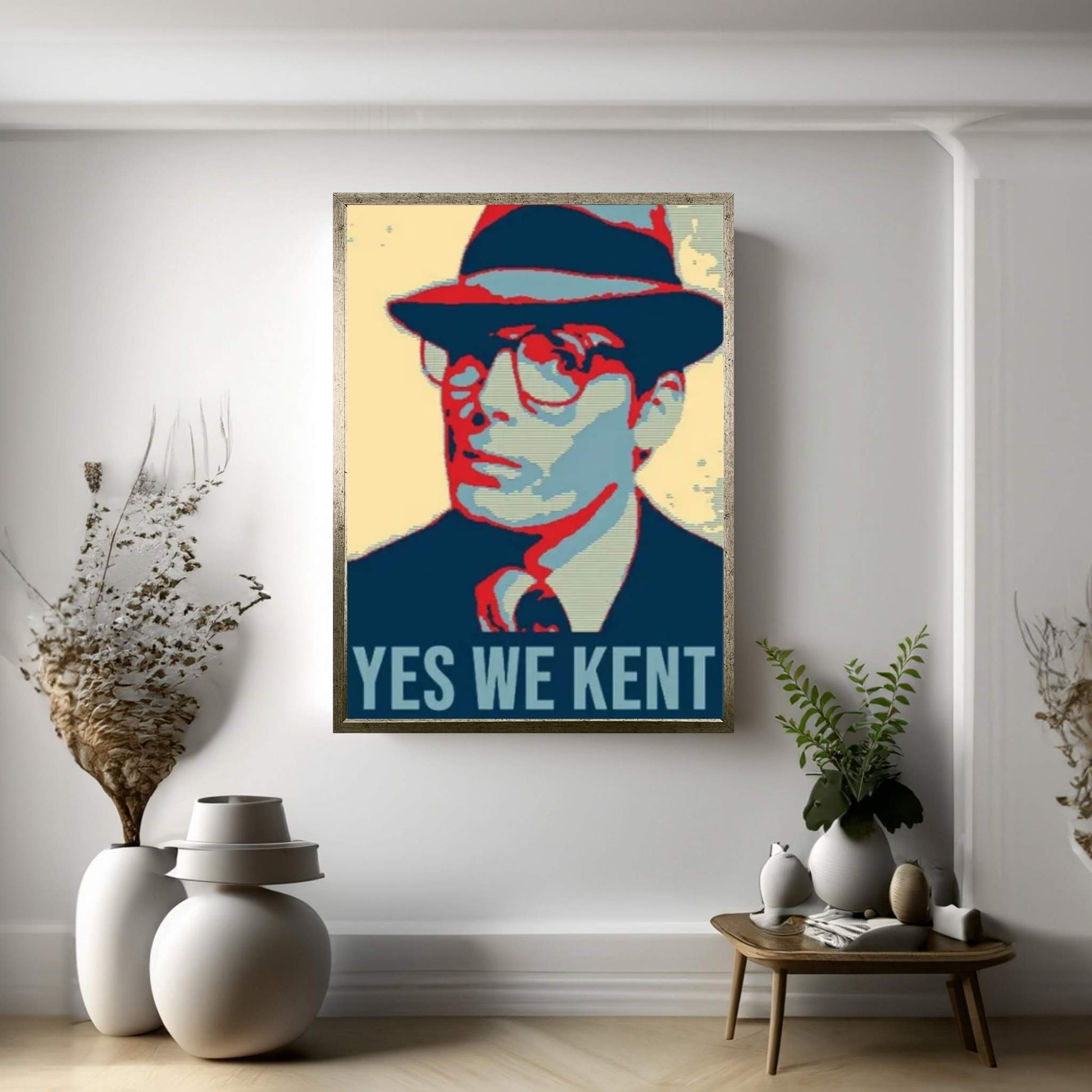 Yes We Kent Canvas Wall Art - Y Canvas