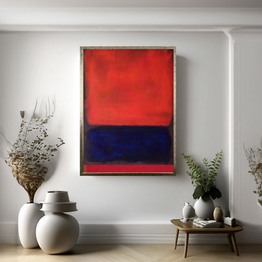 Mark Rothko Frame Canvas/Poster Art Reproduction, Rothko Reproduction, Modern Art Expressionism Painting - Y Canvas