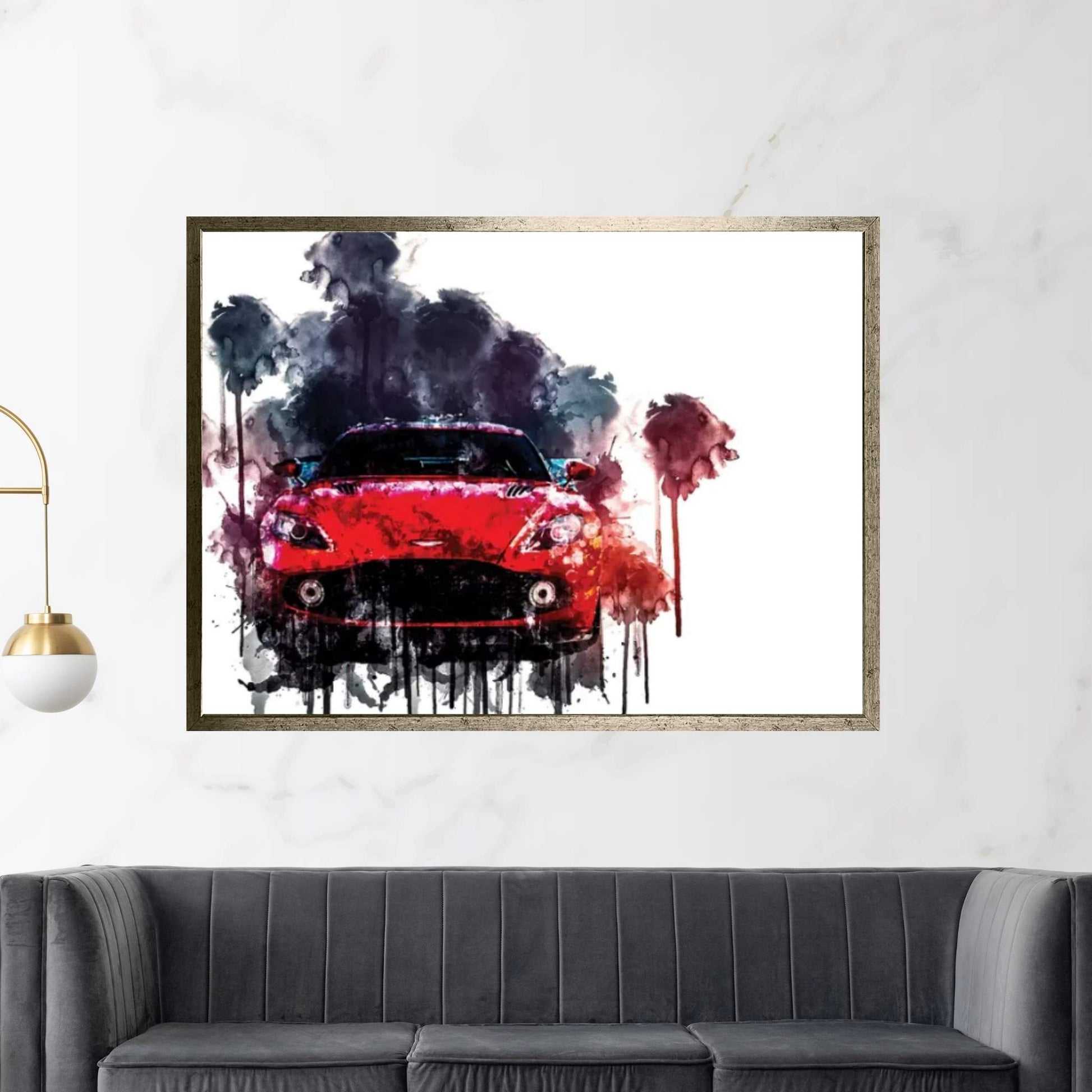 2017 Aston Martin Vanquish Zagato Canvas Wall Art - Y Canvas