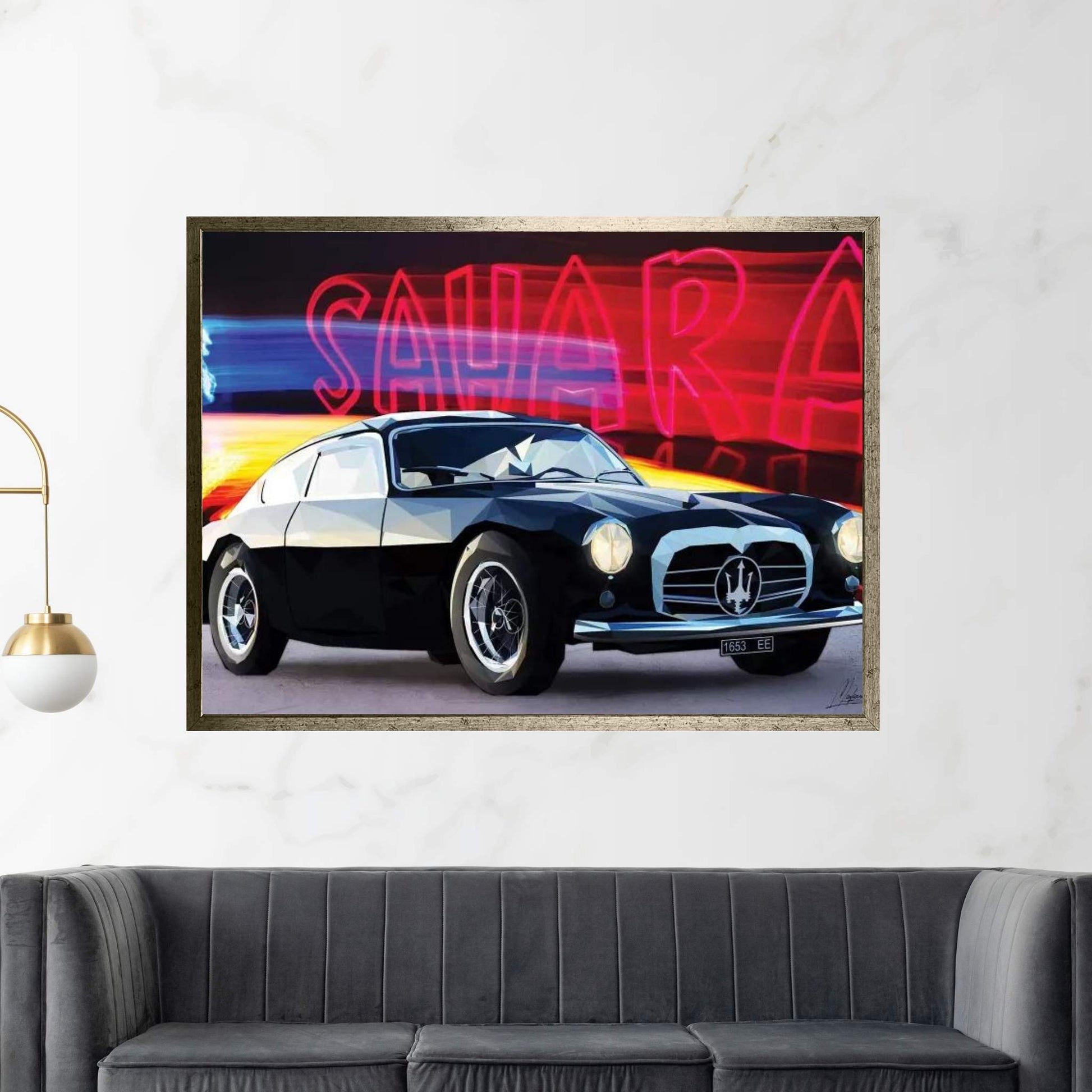 Le Noir Maserati Canvas Wall Art - Y Canvas